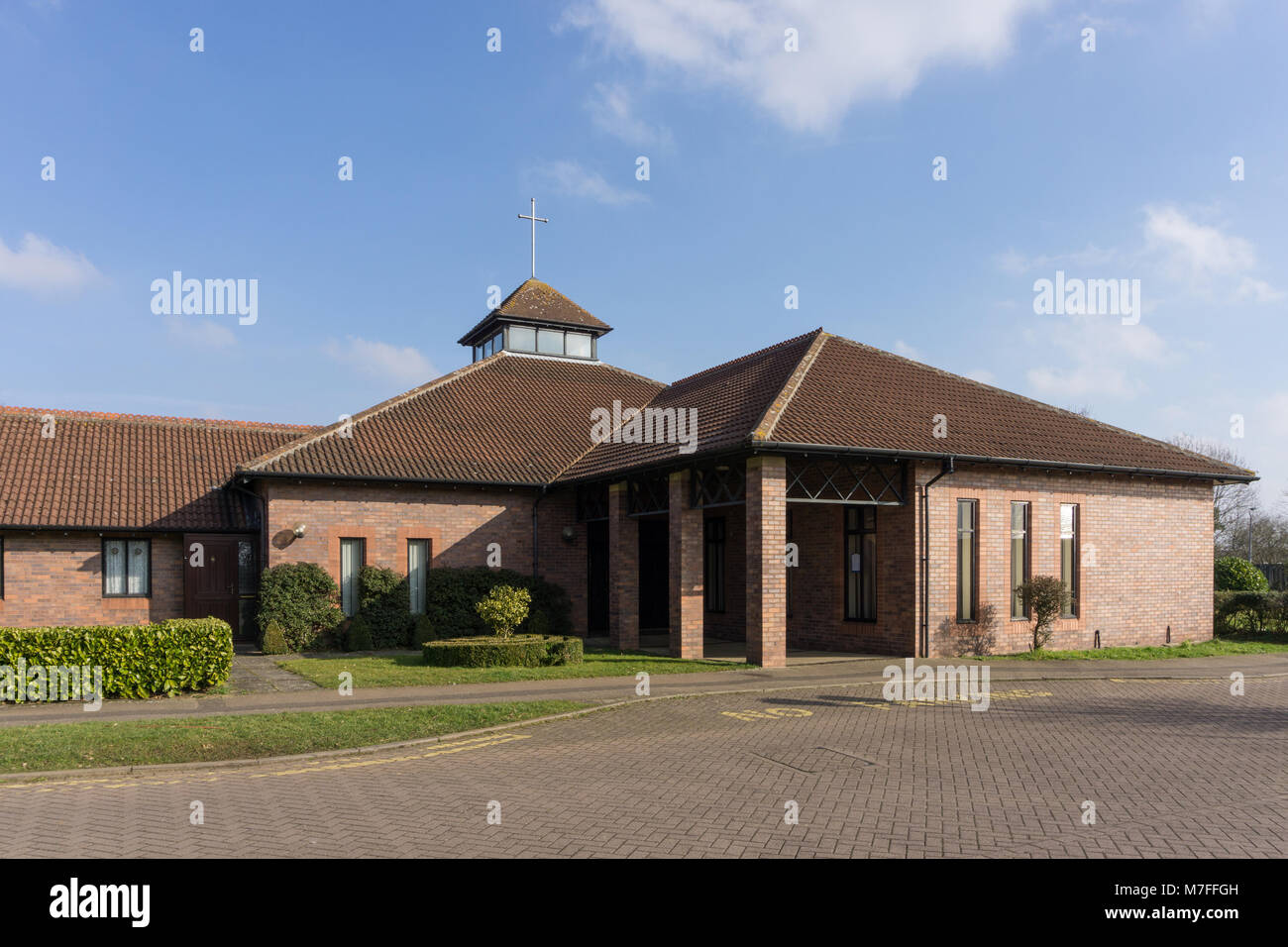 The Catholic church of Saints Francis and Therese, East Hunsbury, Northampton, UK Stock Photo