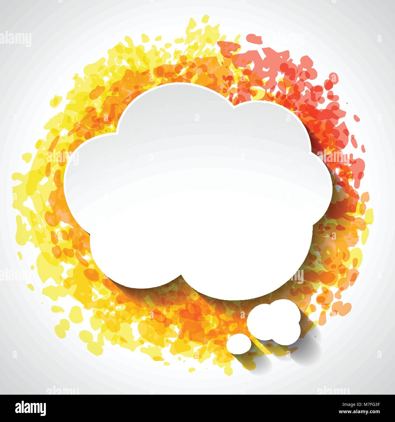Speech bubble color background Stock Vector Images - Alamy
