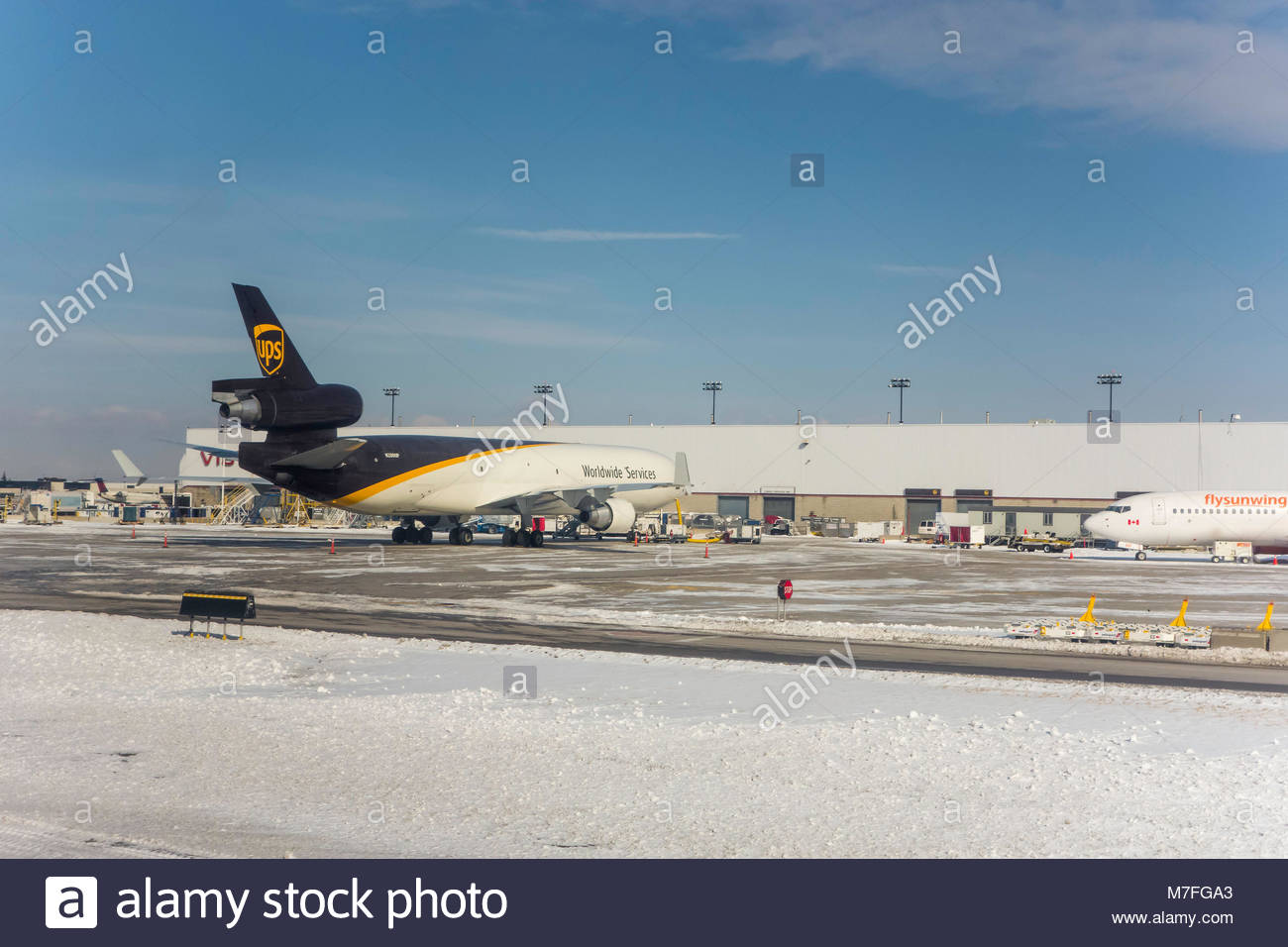 UPS air cargo aircraft McDonnell Douglas MD-10F at Lester B UPS air cargo aircraft McDonnell Douglas MD-10F at Lester B