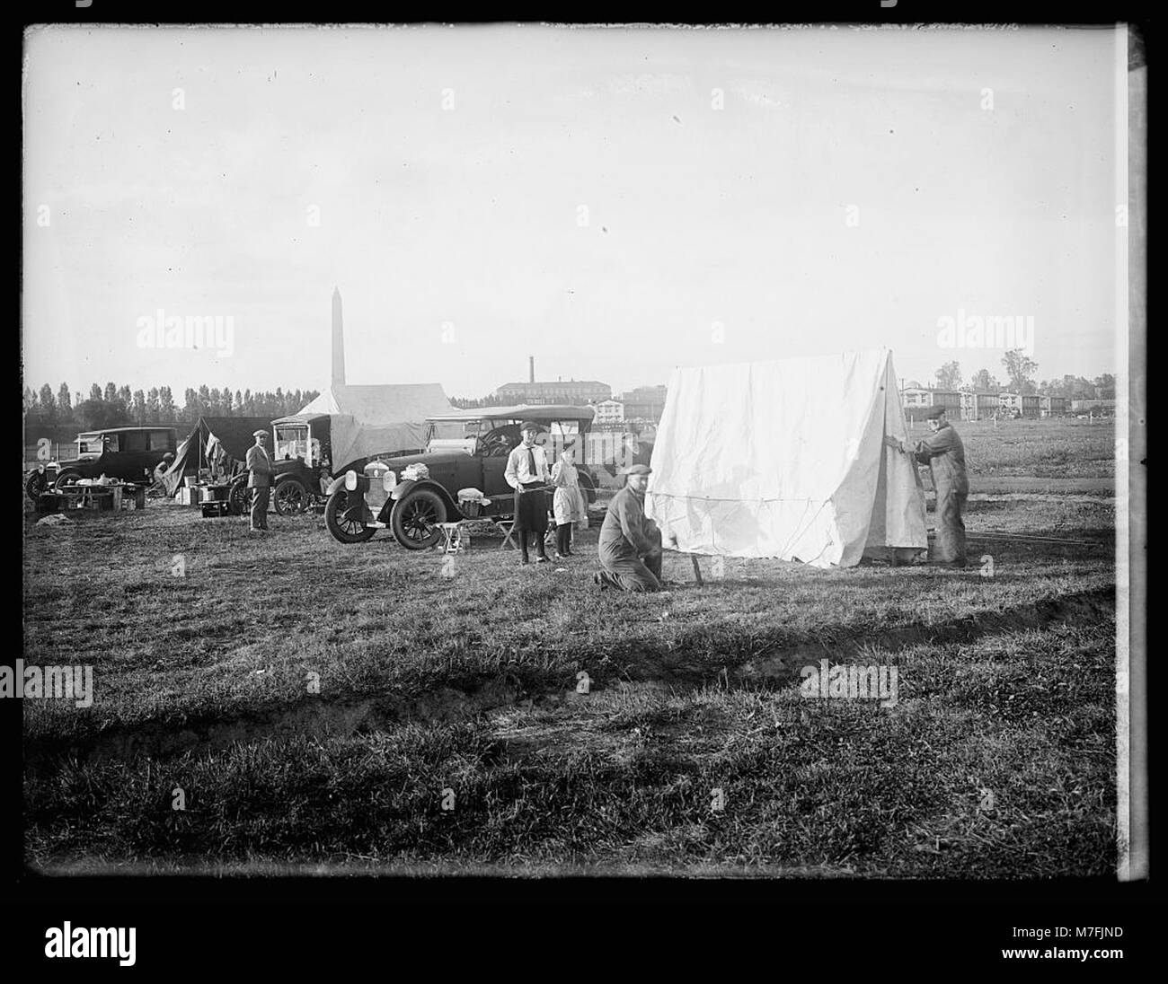 Camping rvs Black and White Stock Photos & Images - Alamy