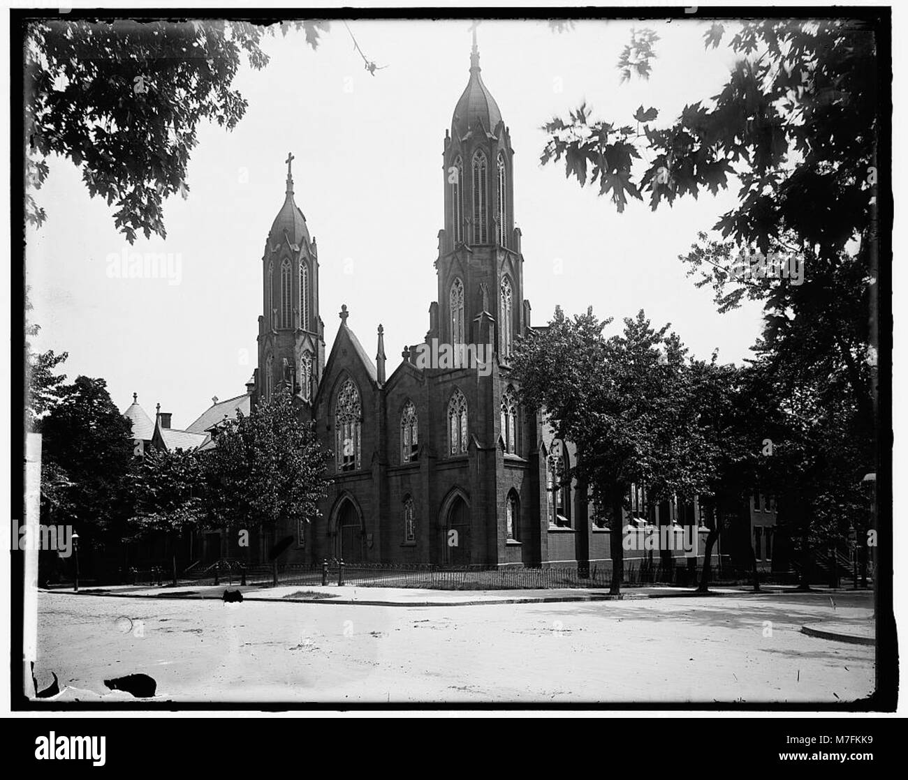 A photograph of Trinity Church, an iconic religious and historical ...