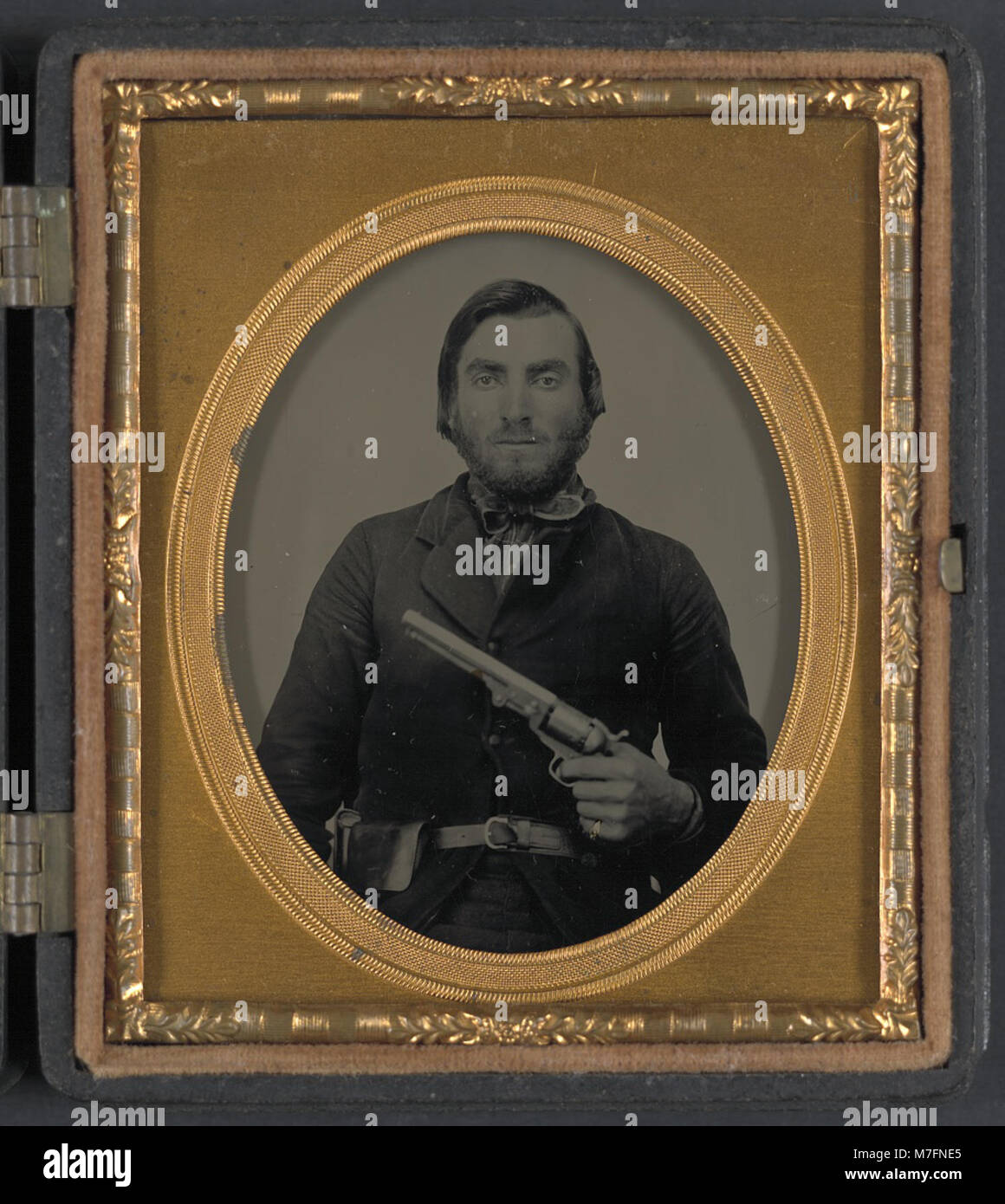 This photograph features an unidentified soldier wearing a Confederate ...