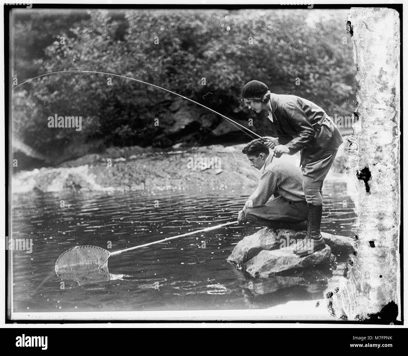 Fishing scenes Black and White Stock Photos & Images - Alamy