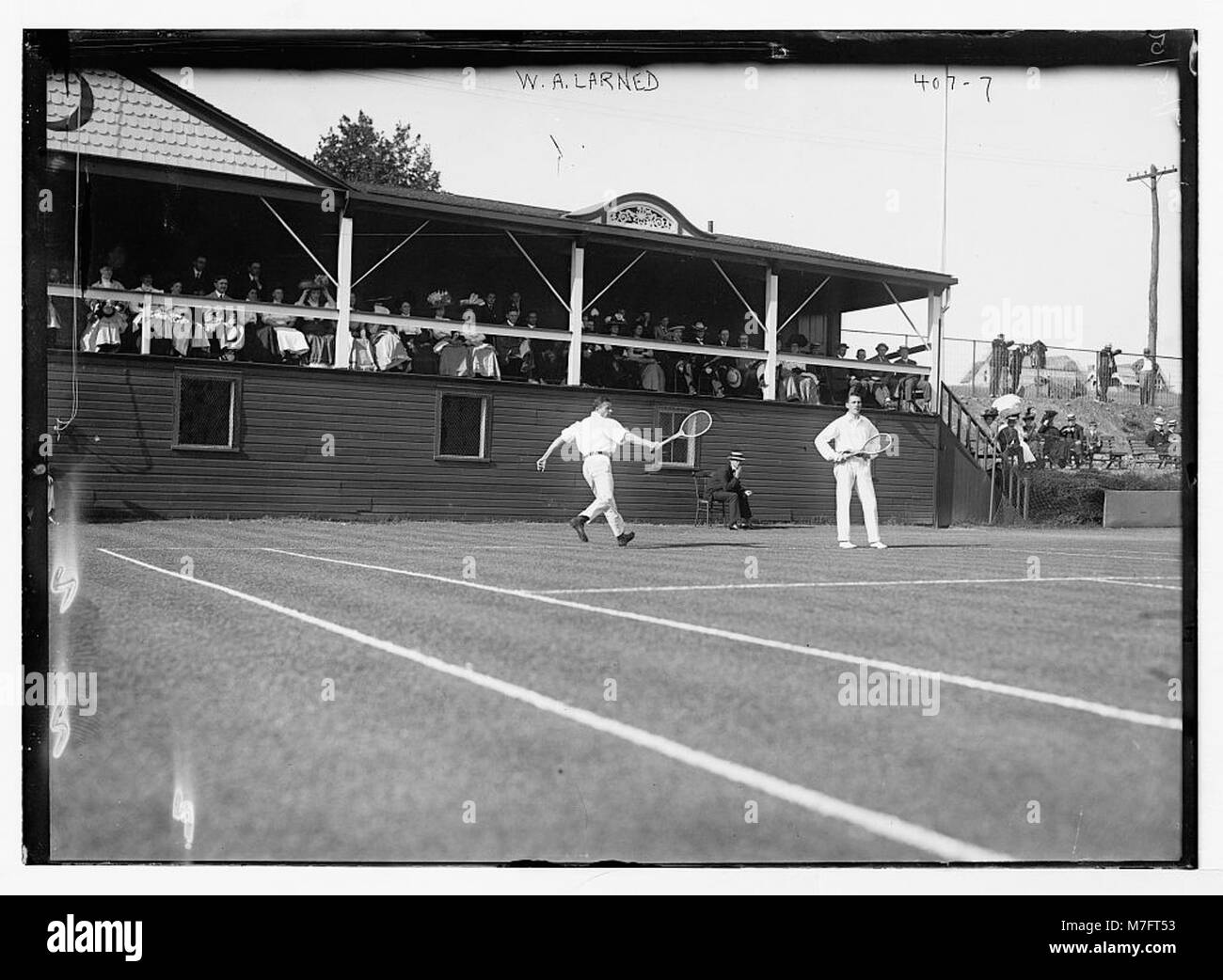 W.A. Larned (tennis match, Cresent Club) LCCN2014681919 Stock Photo