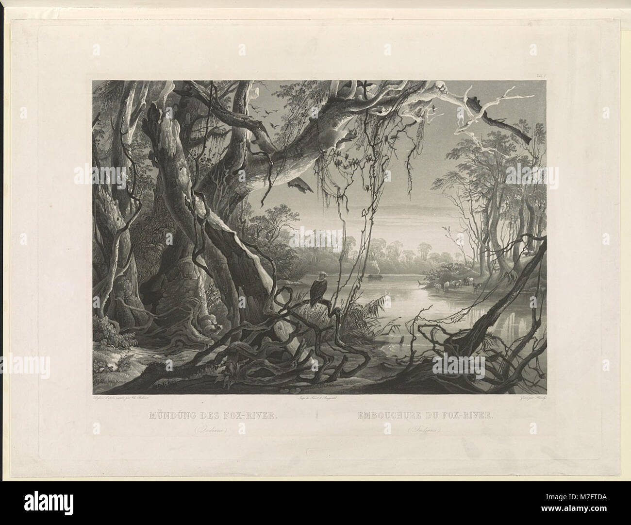 Mündung des FoxRiver, Indiana embrochure du FoxRiver, Indiana