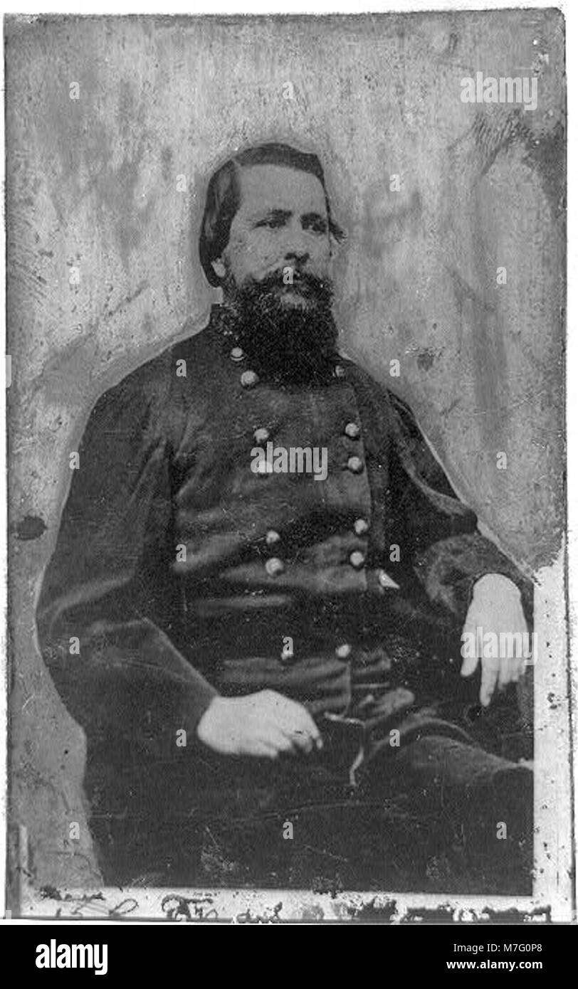 Zachariah Cantey Deas, 1819-1882, three-quarters length, seated, facing right; in Confederate general's uniform LCCN2007677203 Stock Photo