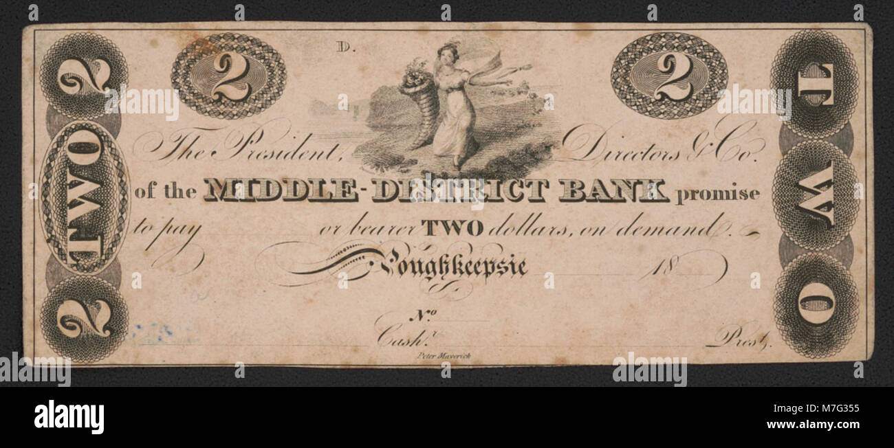 Bank note 1800s hi-res stock photography and images - Alamy