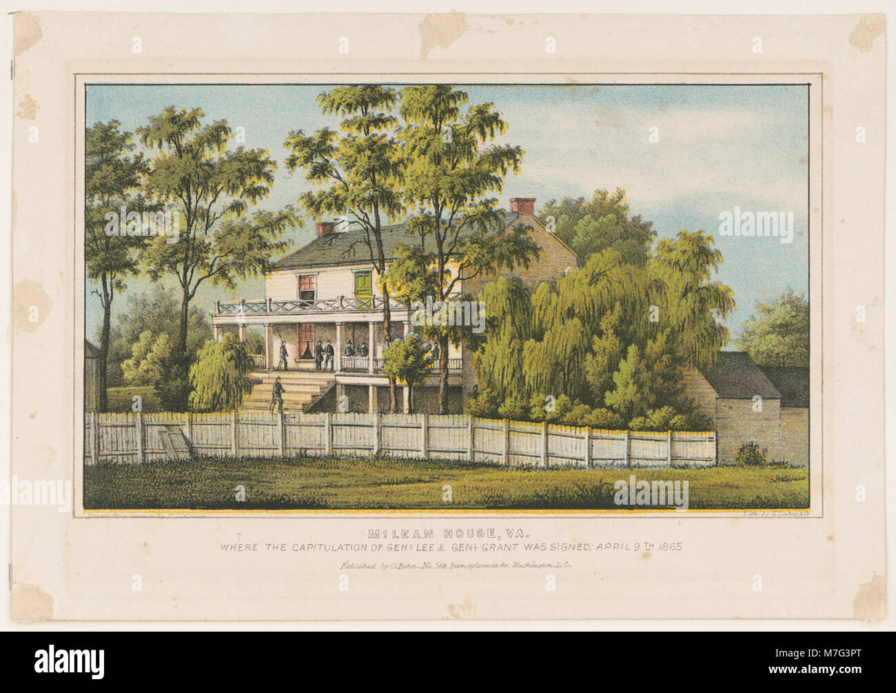 McLean House, Va LCCN2003656664 Stock Photo Alamy