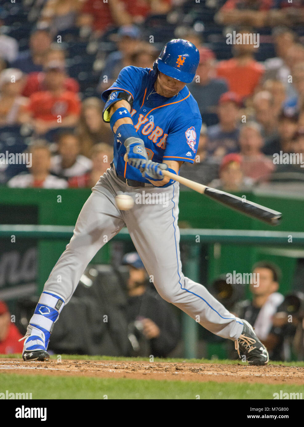 New york mets right fielder brandon nimmo 9 hires stock photography