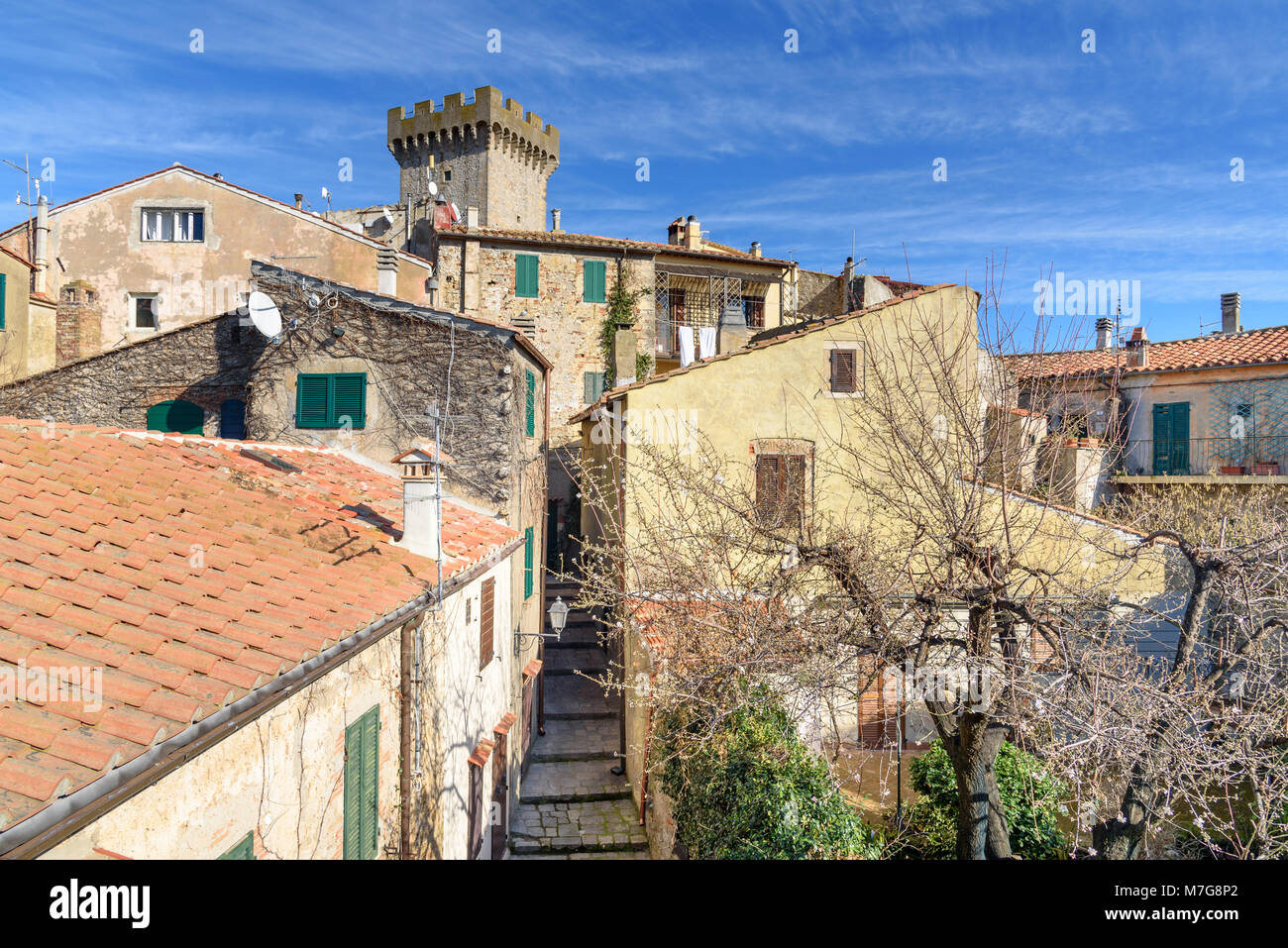 medieval town of Capalbio, Grosseto province, Tuscany, Italy Stock Photo