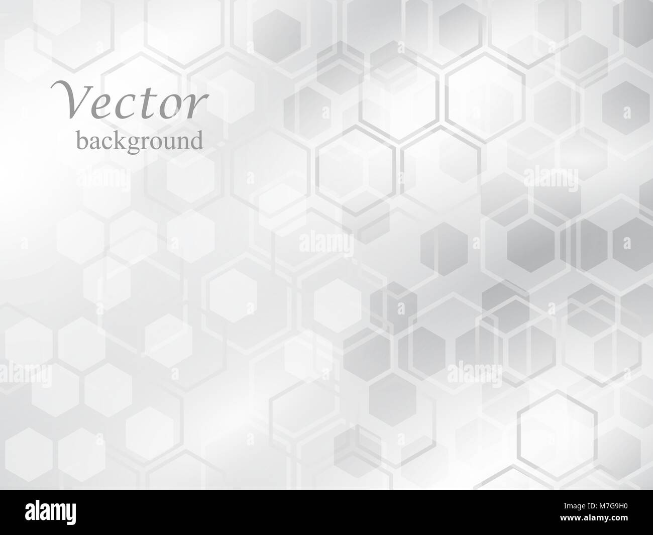 Abstract hexagon background. Pattern design. Vector illustration Stock