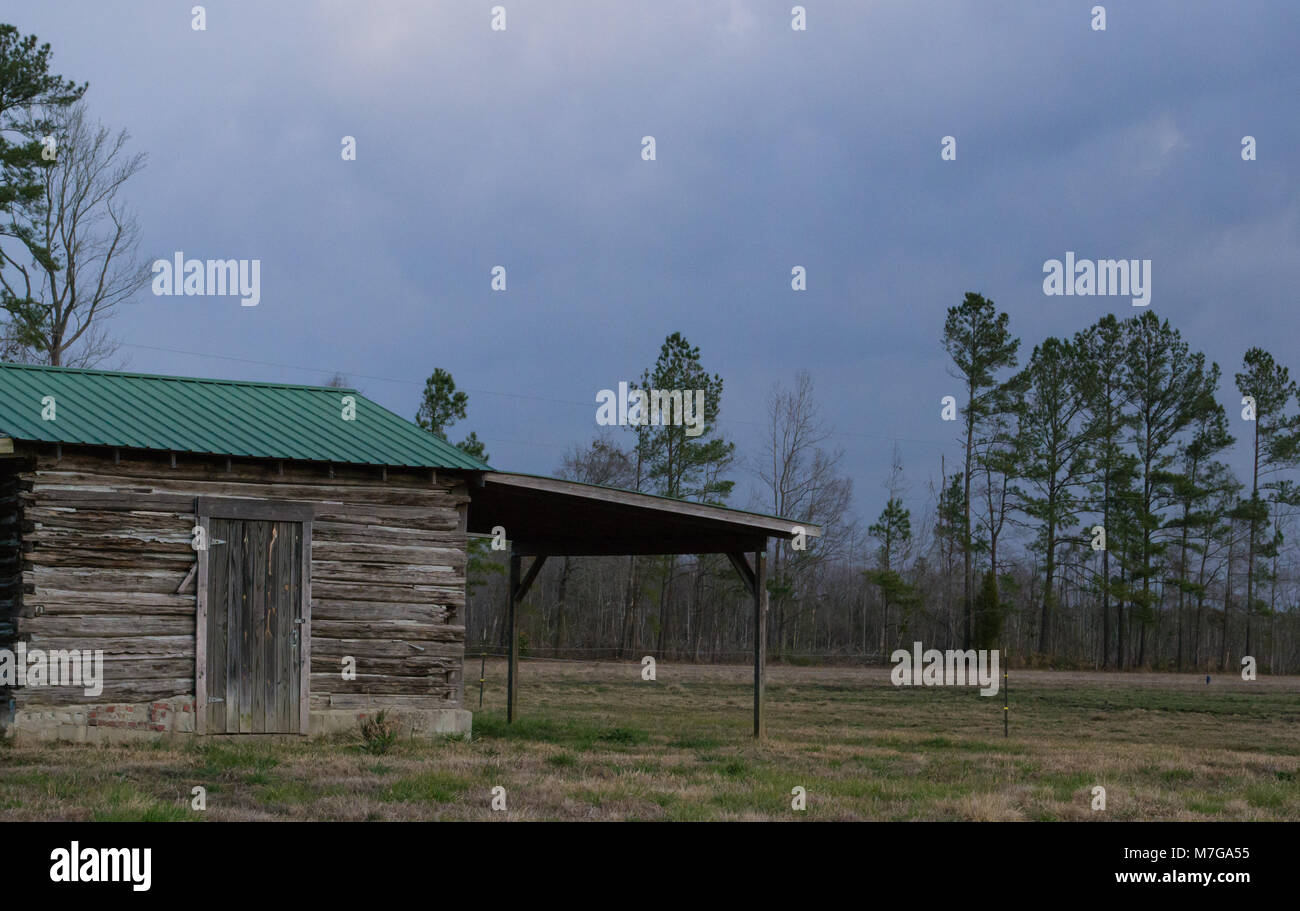 Country Life with backyard livestock, rural setting, big sky, sunrise ...