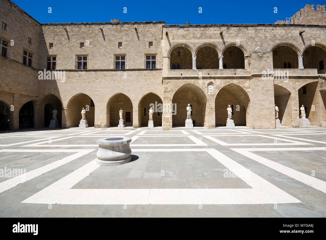 Courtyard of the Palace of the Grand Master of the Order of the Knights