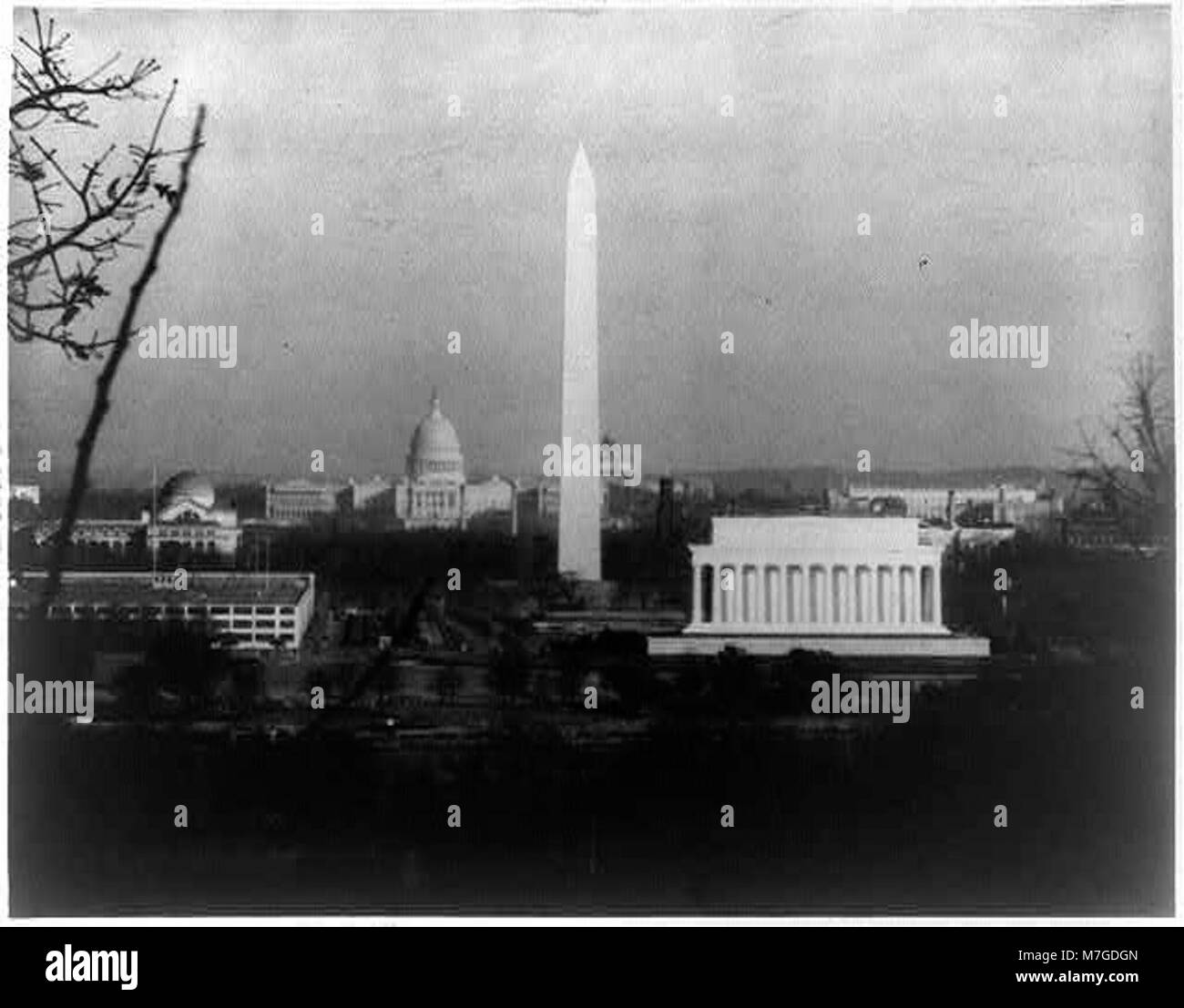 D.C. Washington - 1923 - The Mall LCCN2002714640 Stock Photo