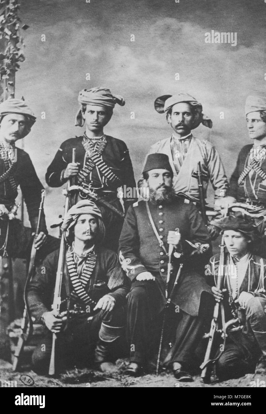 Photograph of a Circassian individual taken by a Russian photographer, reflecting the ethnic and cultural identity of the Circassian people. Stock Photo