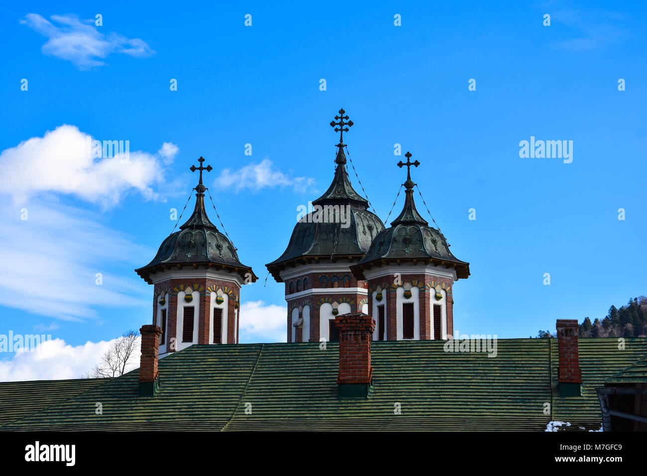 SInaia Monastery. Sinaia, Romania Stock Photo