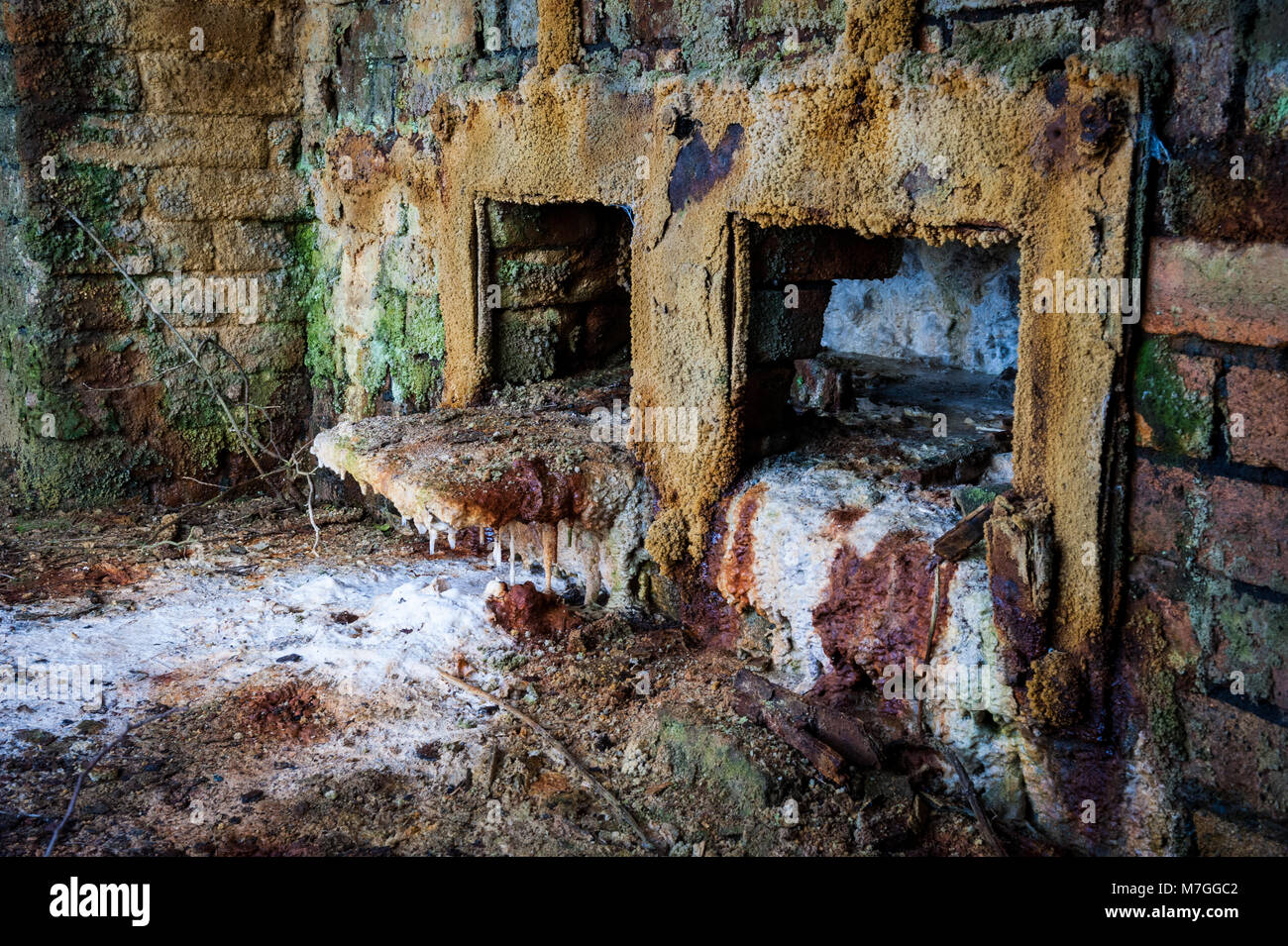 Derelict building, South Wales Stock Photo Alamy