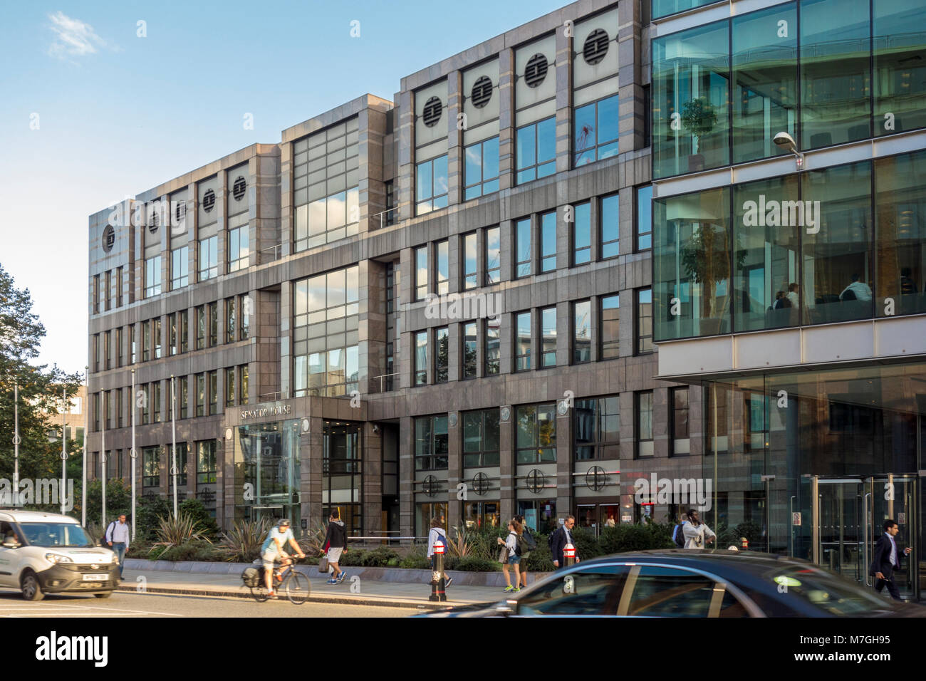 Senator House, Queen Victoria Street, City of London, UK Stock Photo