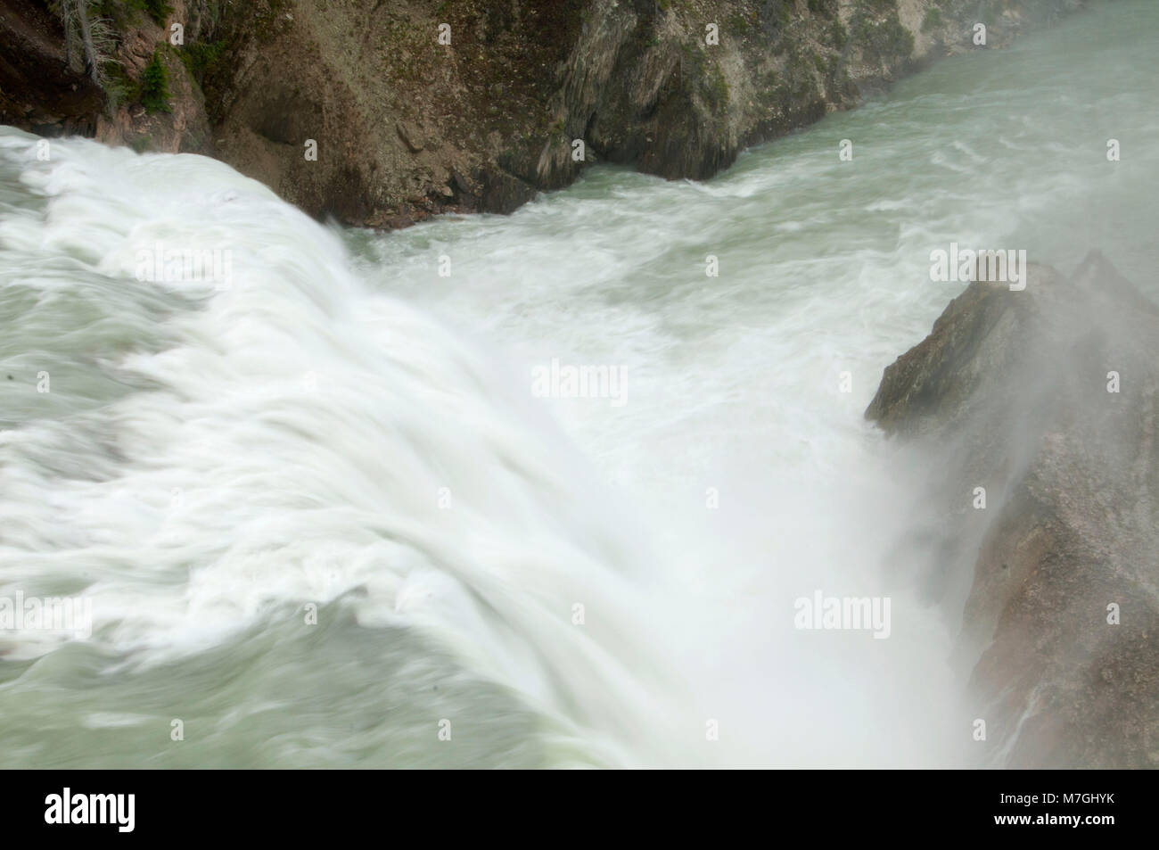 Wapta Falls, Yoho National Park, British Columbia, Canada Stock Photo