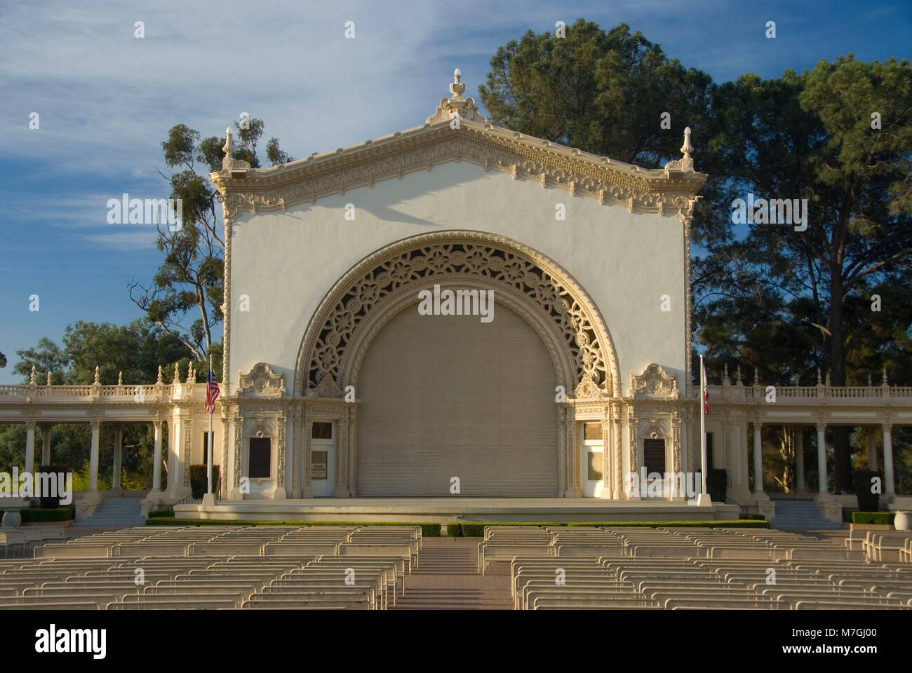 Spreckels Organ Pavilion, Balboa Park, San Diego, California Stock