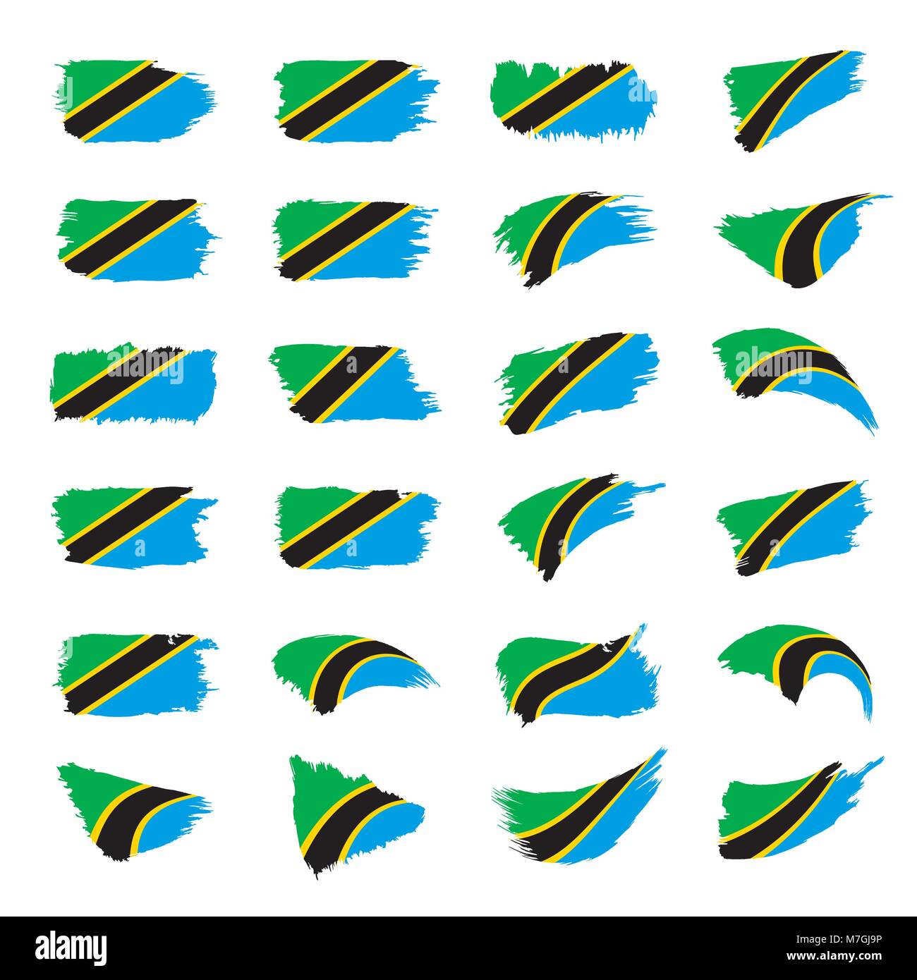 Tanzania flag, vector illustration Stock Vector Image & Art - Alamy
