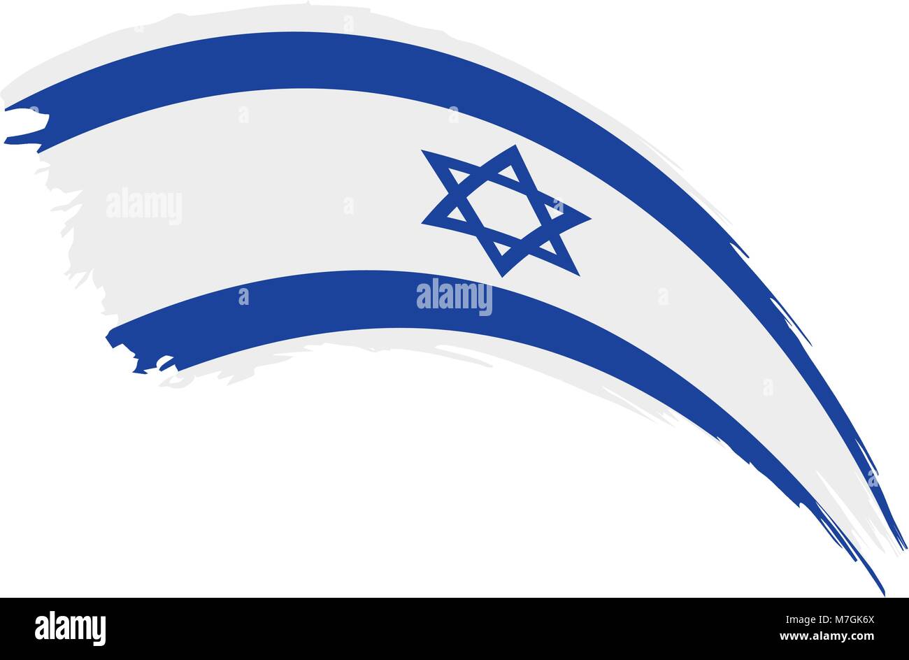 Israel flag, vector illustration Stock Vector Image & Art - Alamy
