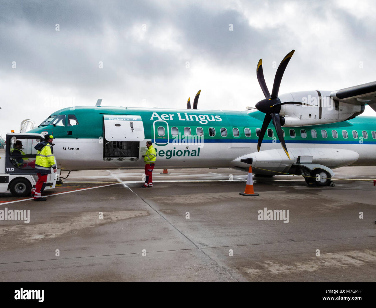 Stobart Air Regional Irish Airline ATR 72 600 Twin Propeller Aircraft 