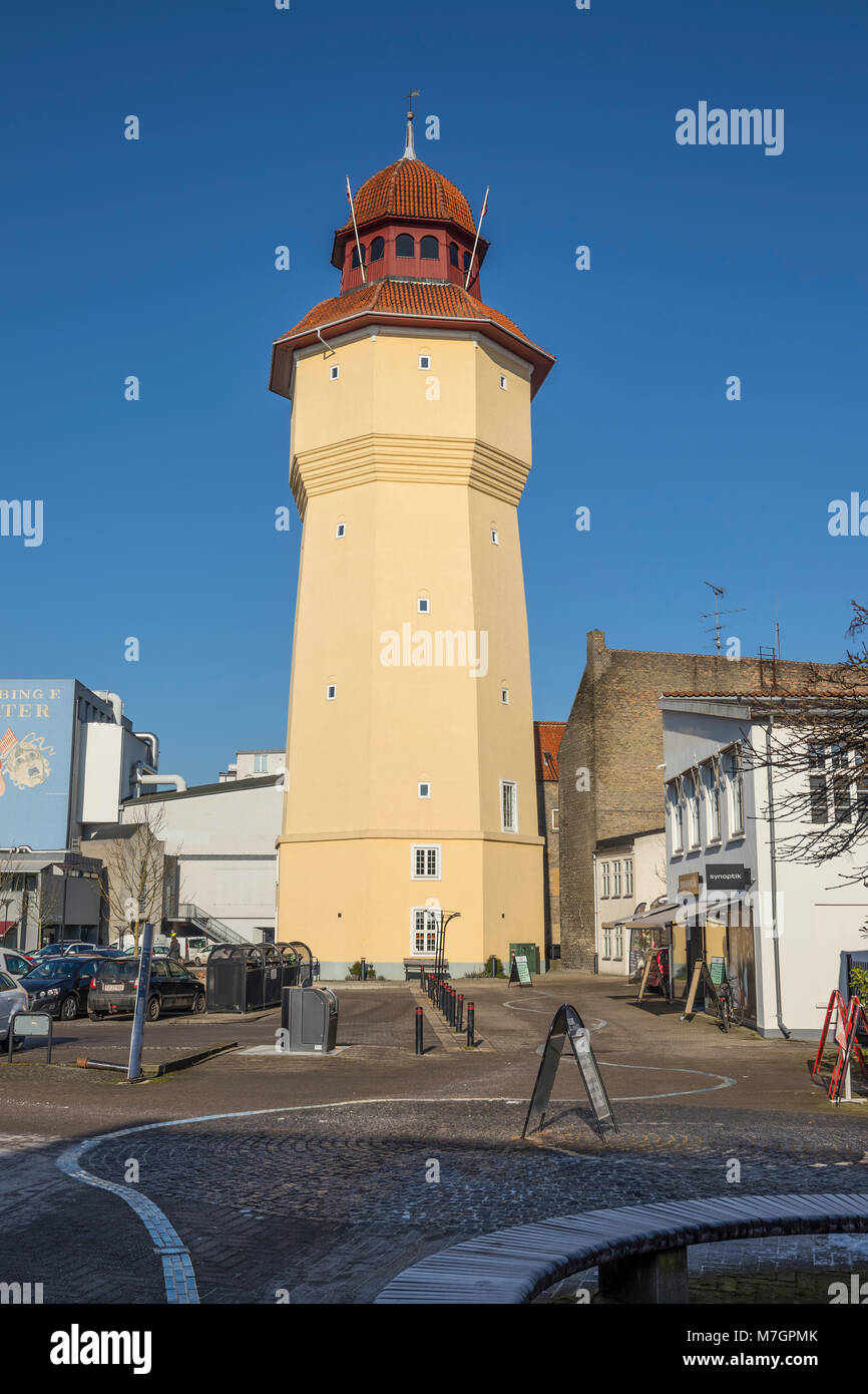 Nykøbing Water Tower is a landmark of Nykøbing Falster in Hollands Gård ...