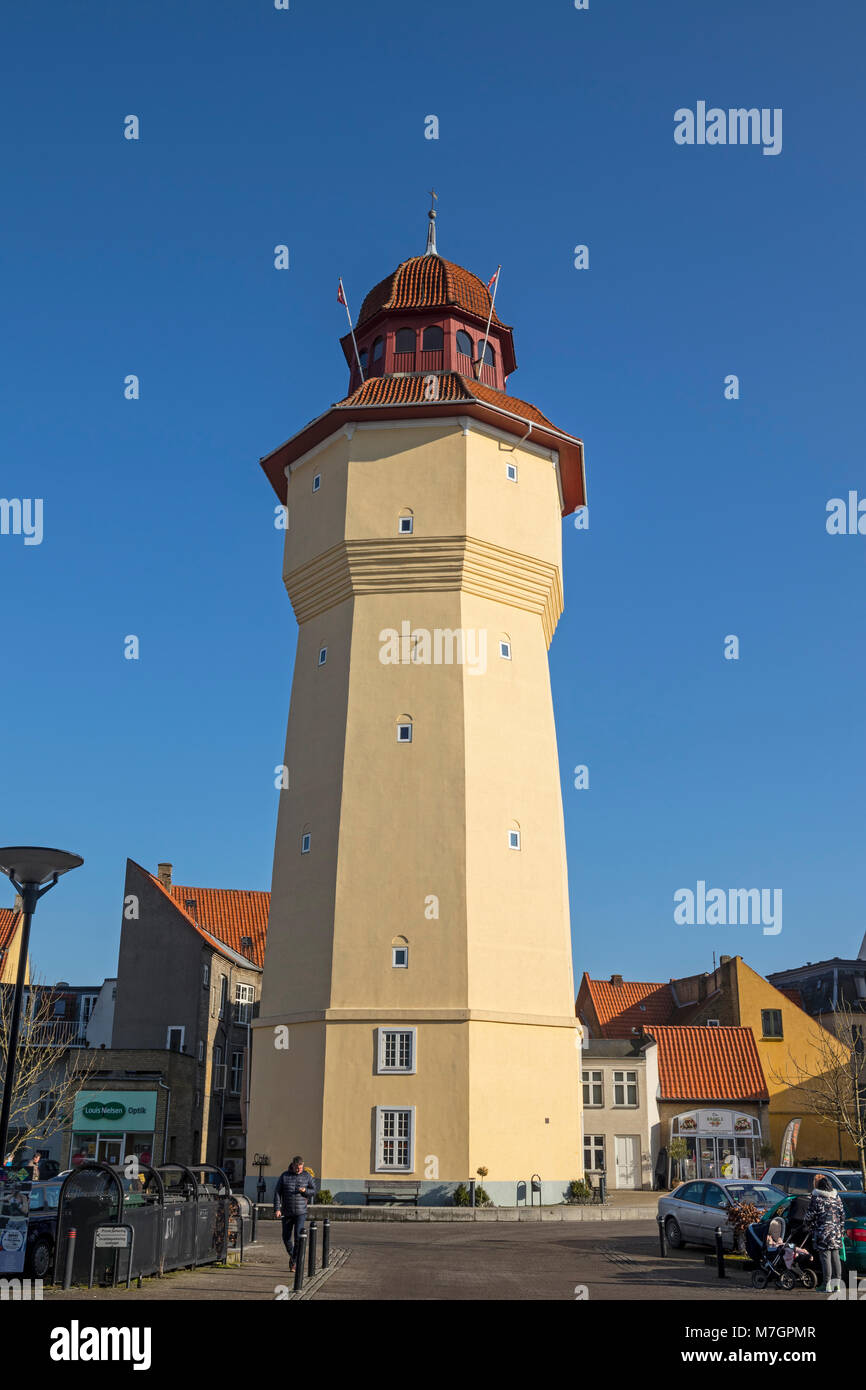 Nykøbing Water Tower is a landmark of Nykøbing Falster in Hollands Gård ...
