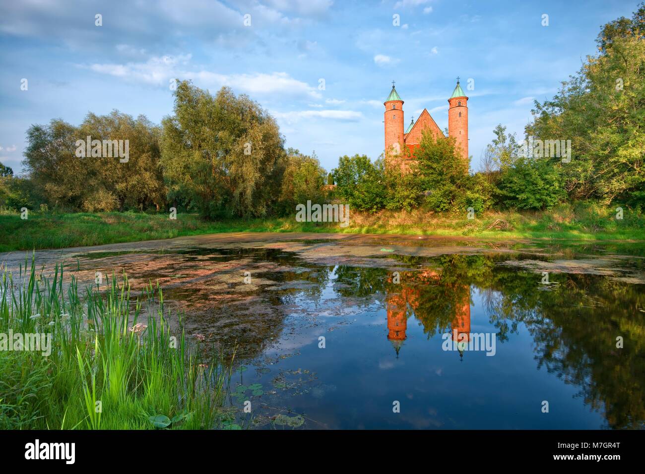 Unique defensive church of Saint Roch and John the Baptist in Brochow ...