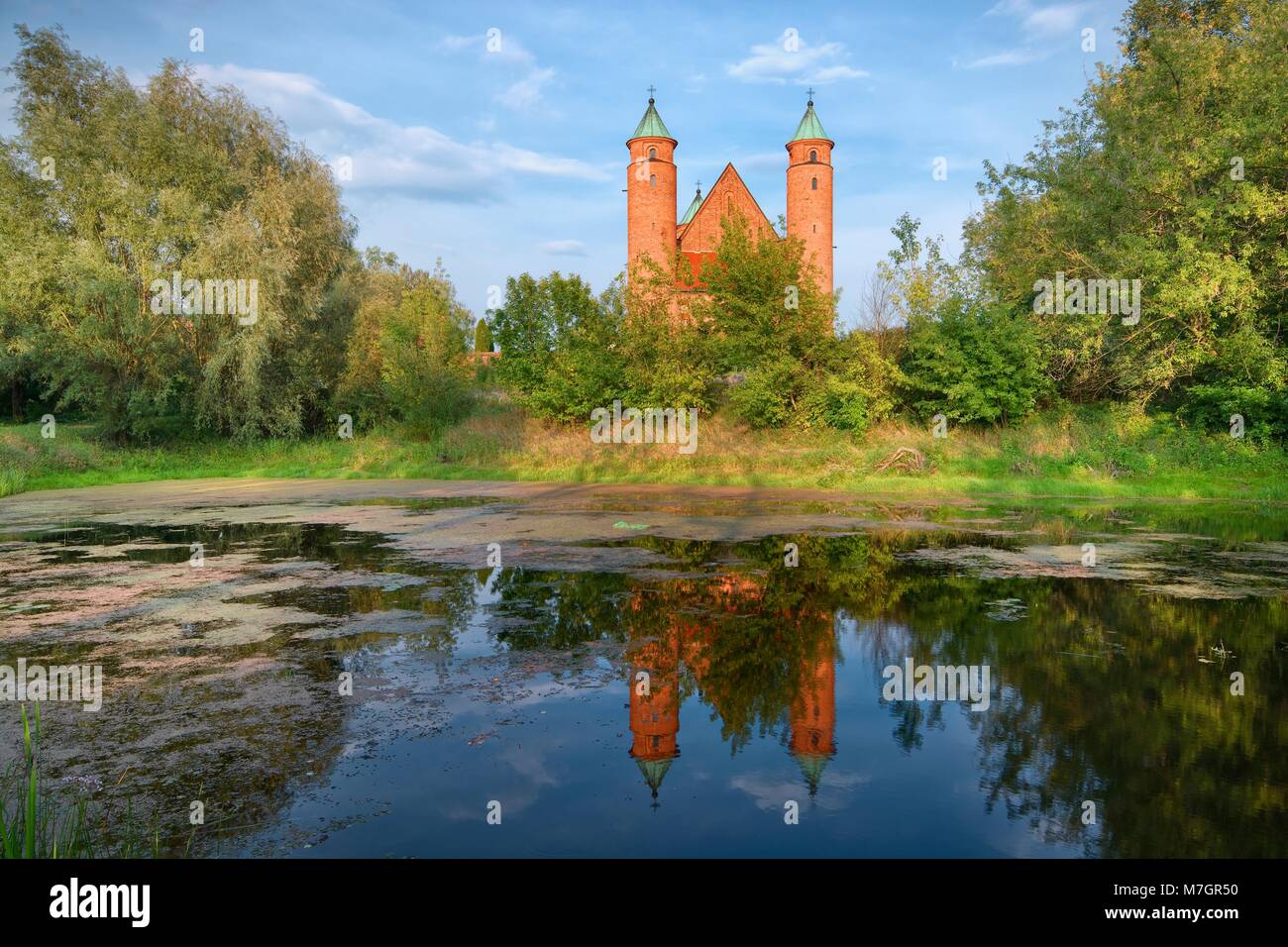 Unique defensive church of Saint Roch and John the Baptist in Brochow ...