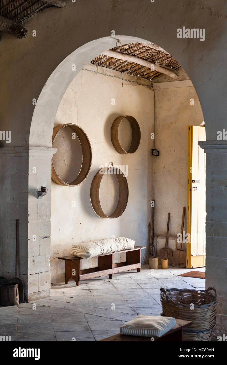 Chiaramonte Gulfi, Sicily, Italy. Villa Fegotto (used as a location for the Inspector Montalbano TV series) Stock Photo