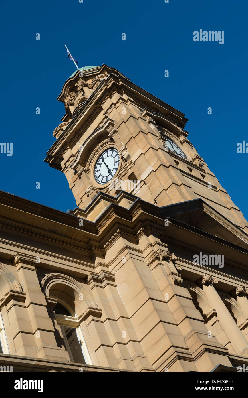 The General Post Office building in Hobart, Tasmania, Australia, was built in 1905 and has