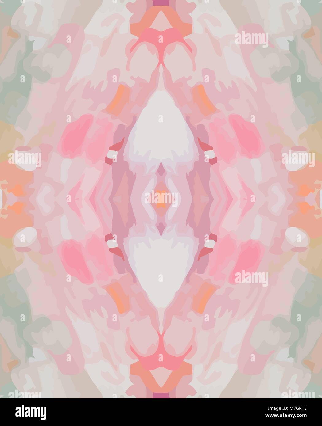 painted abstract design pastel shades Stock Vector