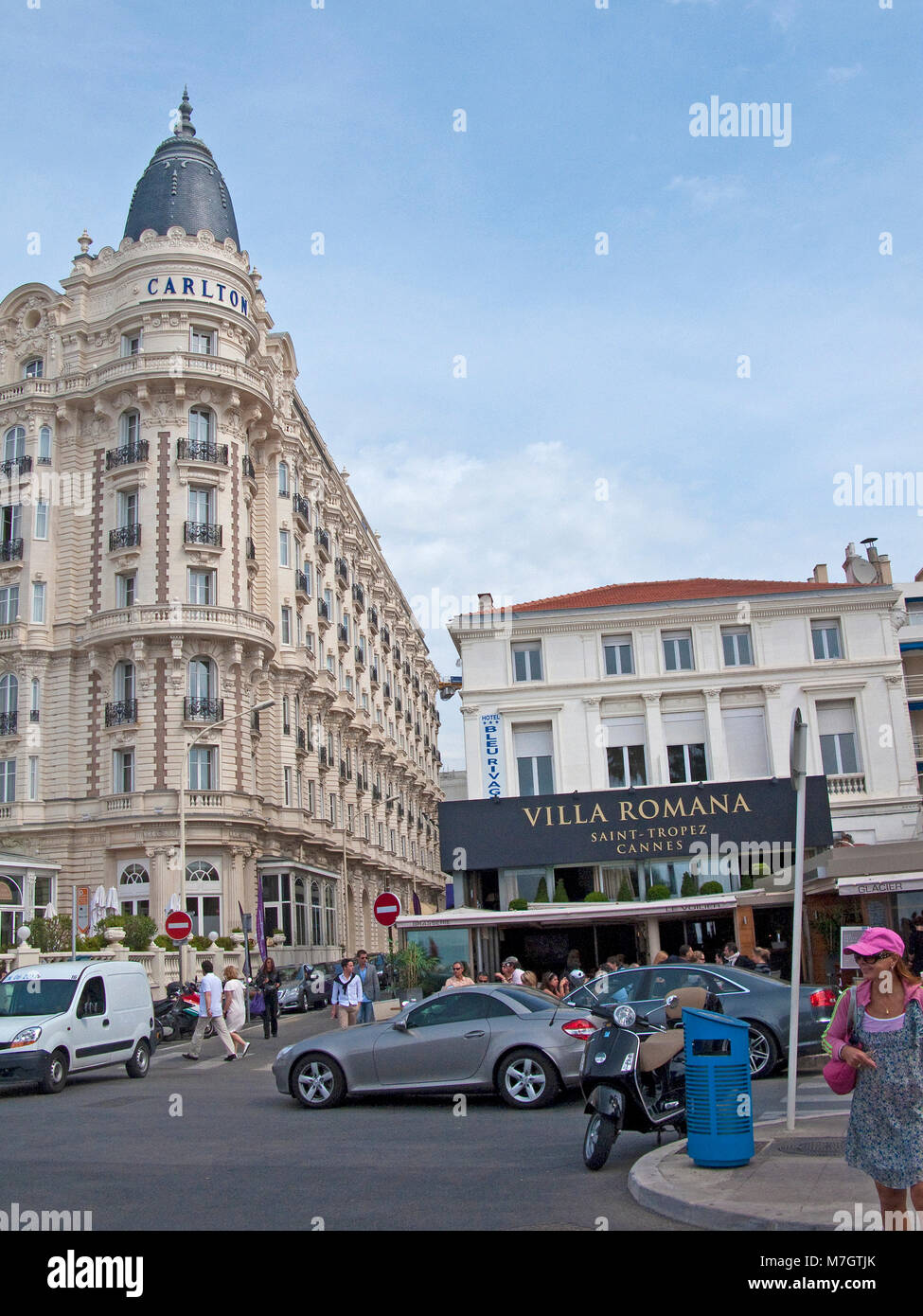 Hotel Carlton Intercontinental, Cannes, french riviera, South France, France, Europe Stock Photo