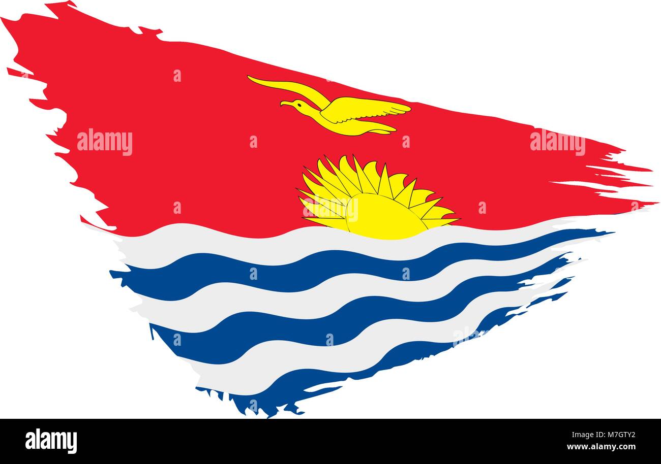 Kiribati flag, vector illustration Stock Vector Image & Art - Alamy