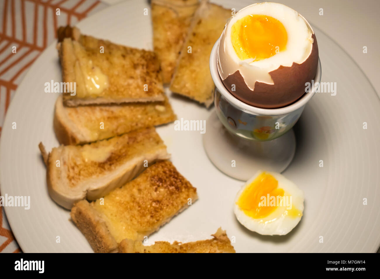 Boiled egg and soldiers hires stock photography and images Alamy
