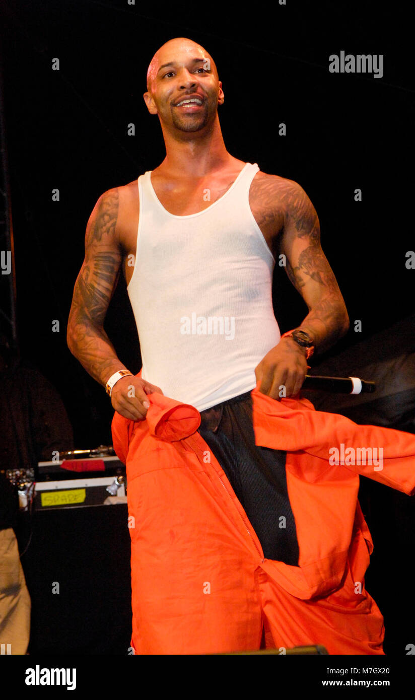 Rapper Joe Budden of rap supergroup Slaughterhouse performs at the This