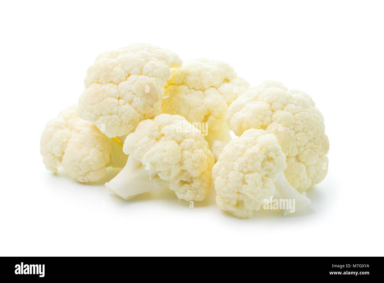 Cauliflower cabbage isolated on white background Stock Photo