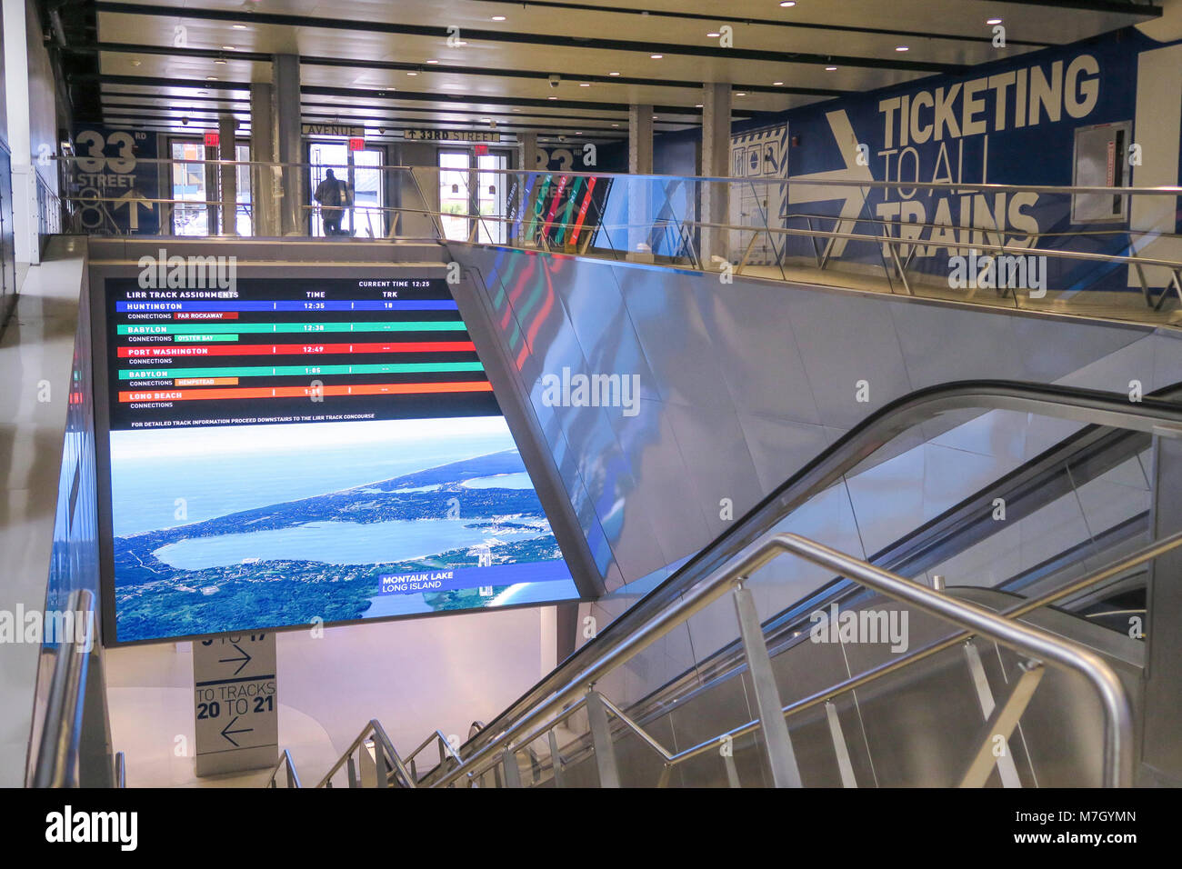 Pennsylvania Train Station in New York City, USA Stock Photo Alamy