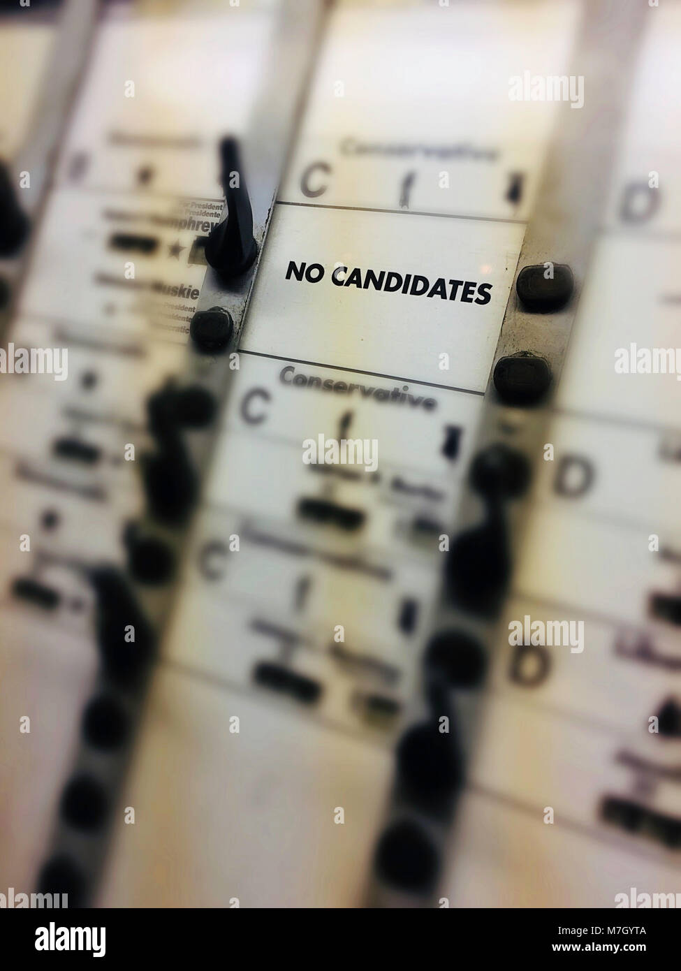 Voting machine vintage hi-res stock photography and images - Alamy