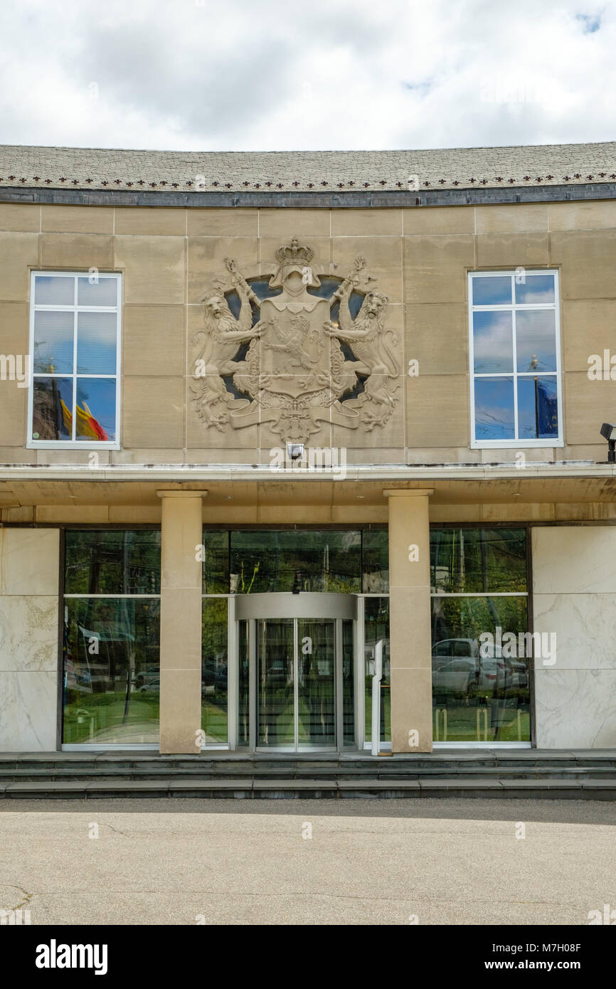 Embassy of Belgium, 3330 Garfield Street NW, Washington DC Stock Photo