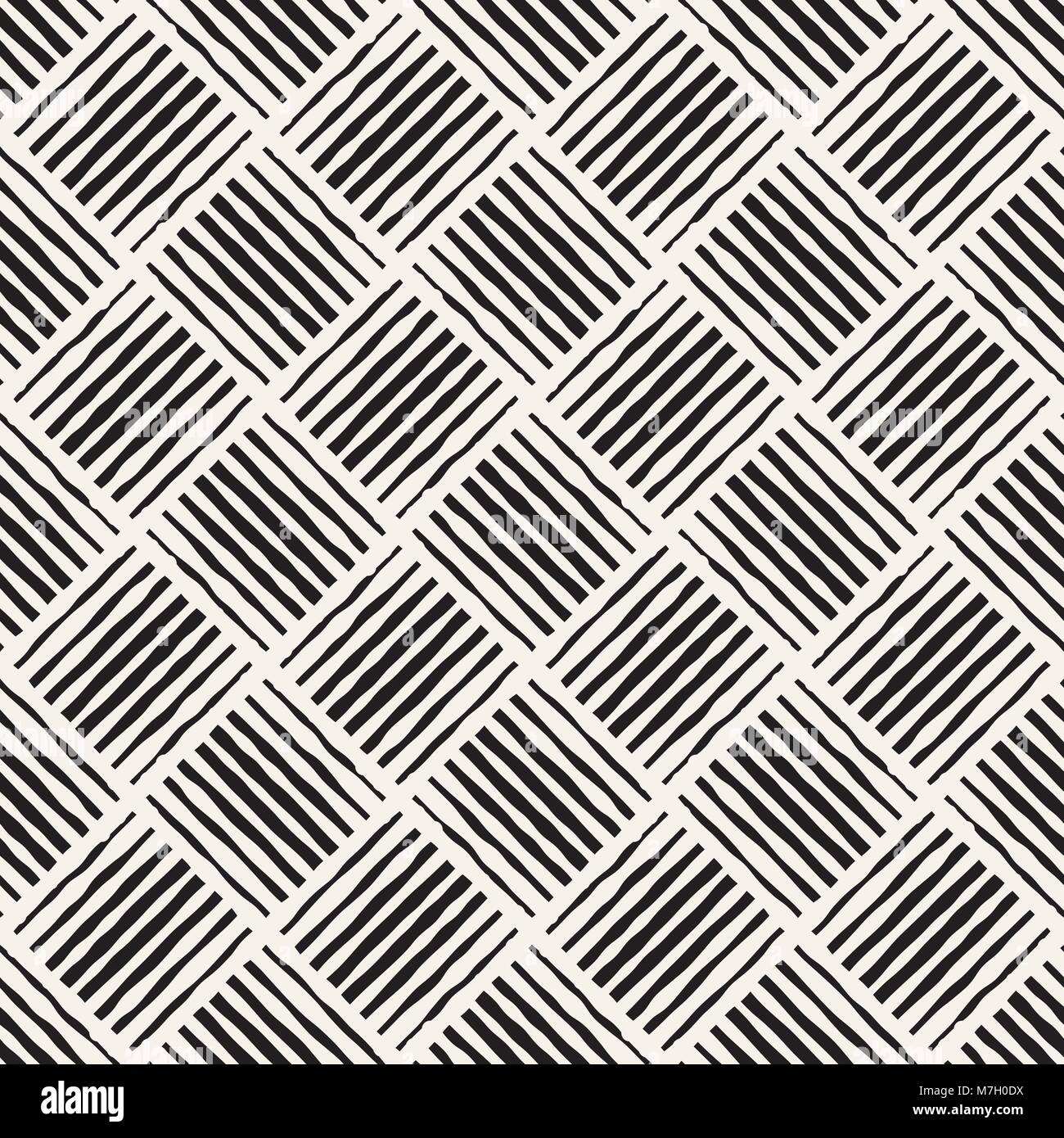 Simple Background Pattern Hand Draw Seamless abstract hand drawn pattern. Vector freehand lines background ...