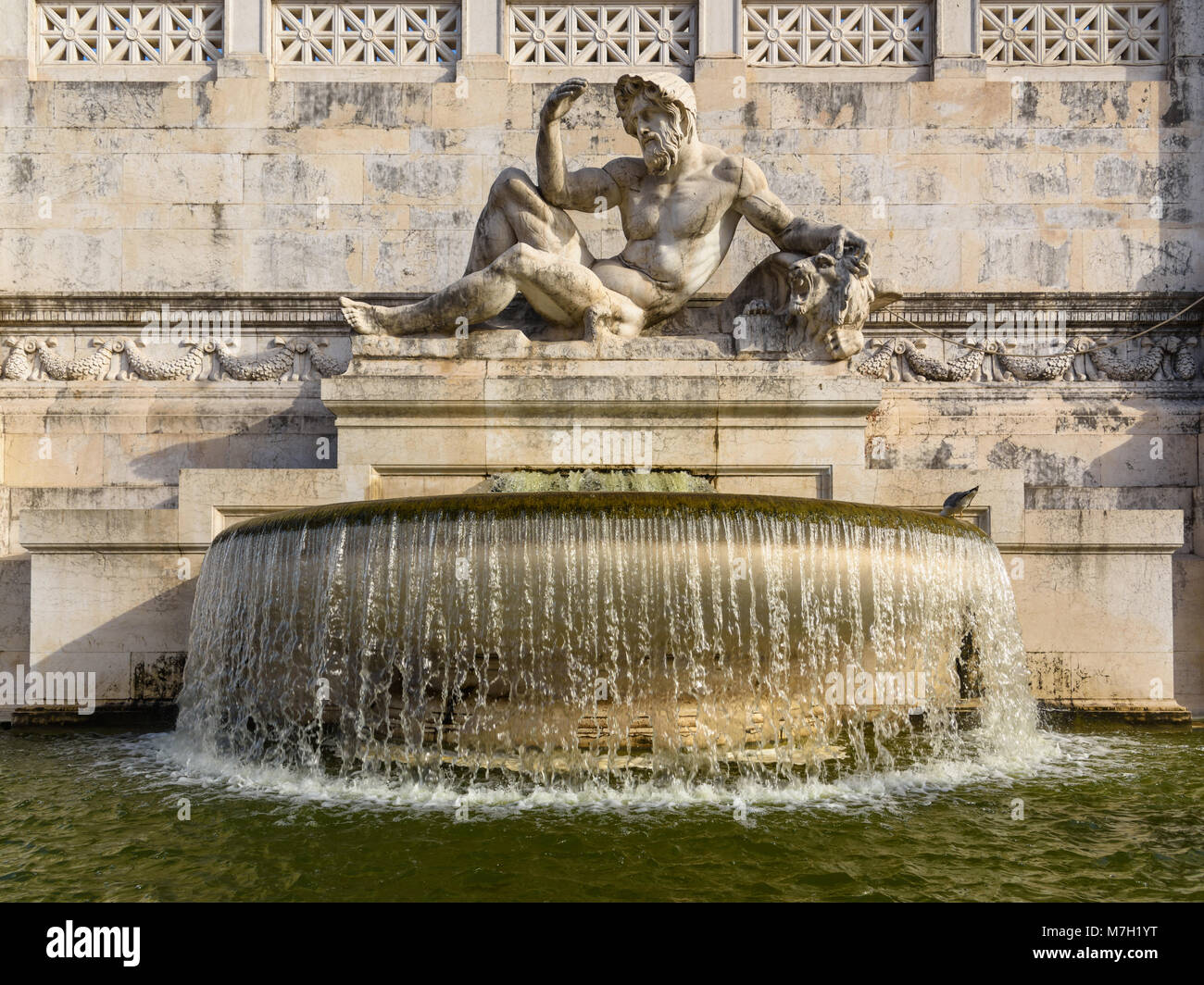 Adriatic Sea Fountain, Altare della Patria, Rome, Italy Stock Photo