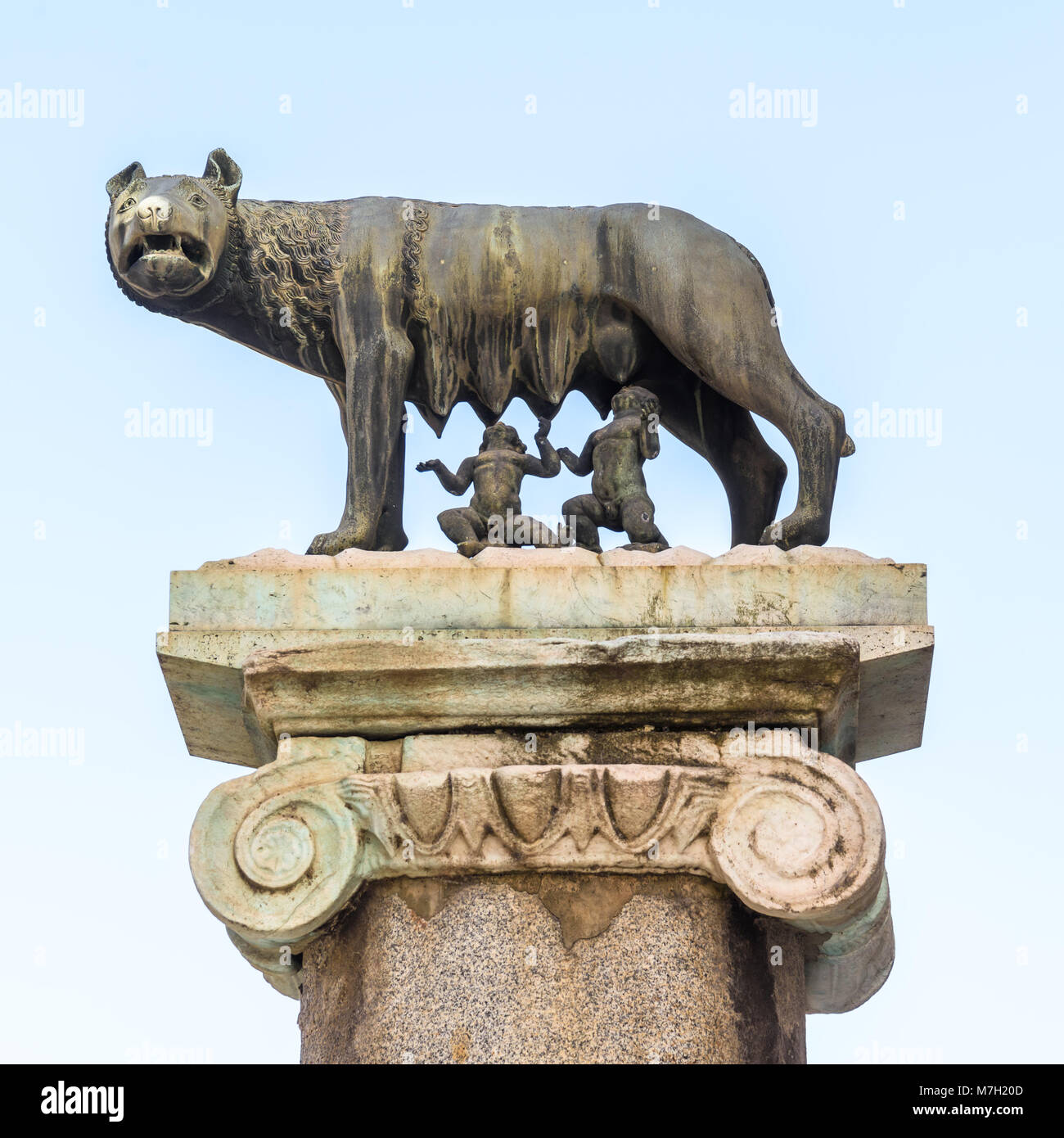 Capitoline Wolf, Rome, Italy Stock Photo