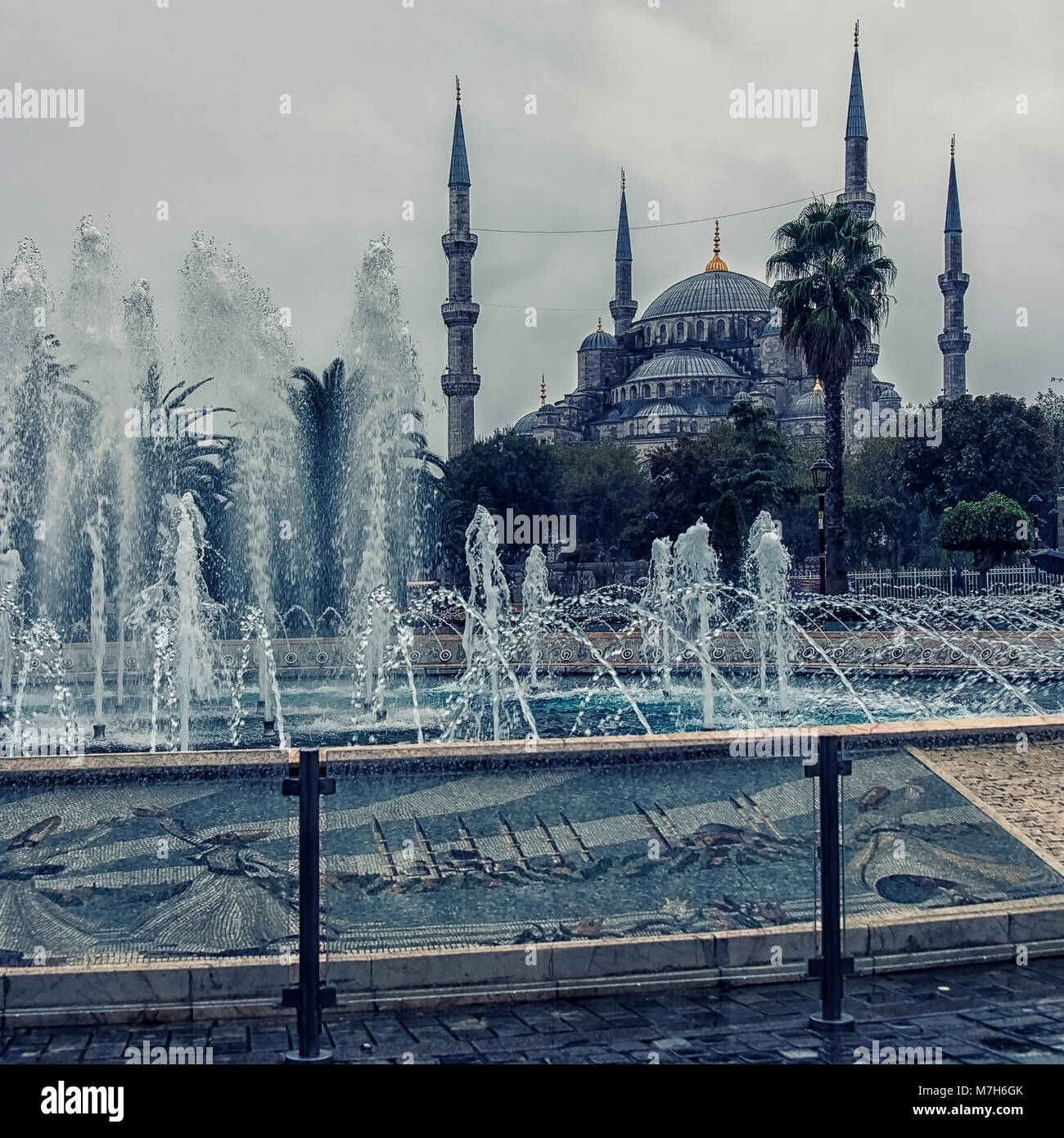 Sultan ahmet mosque in Istanbul, Turkey Stock Photo