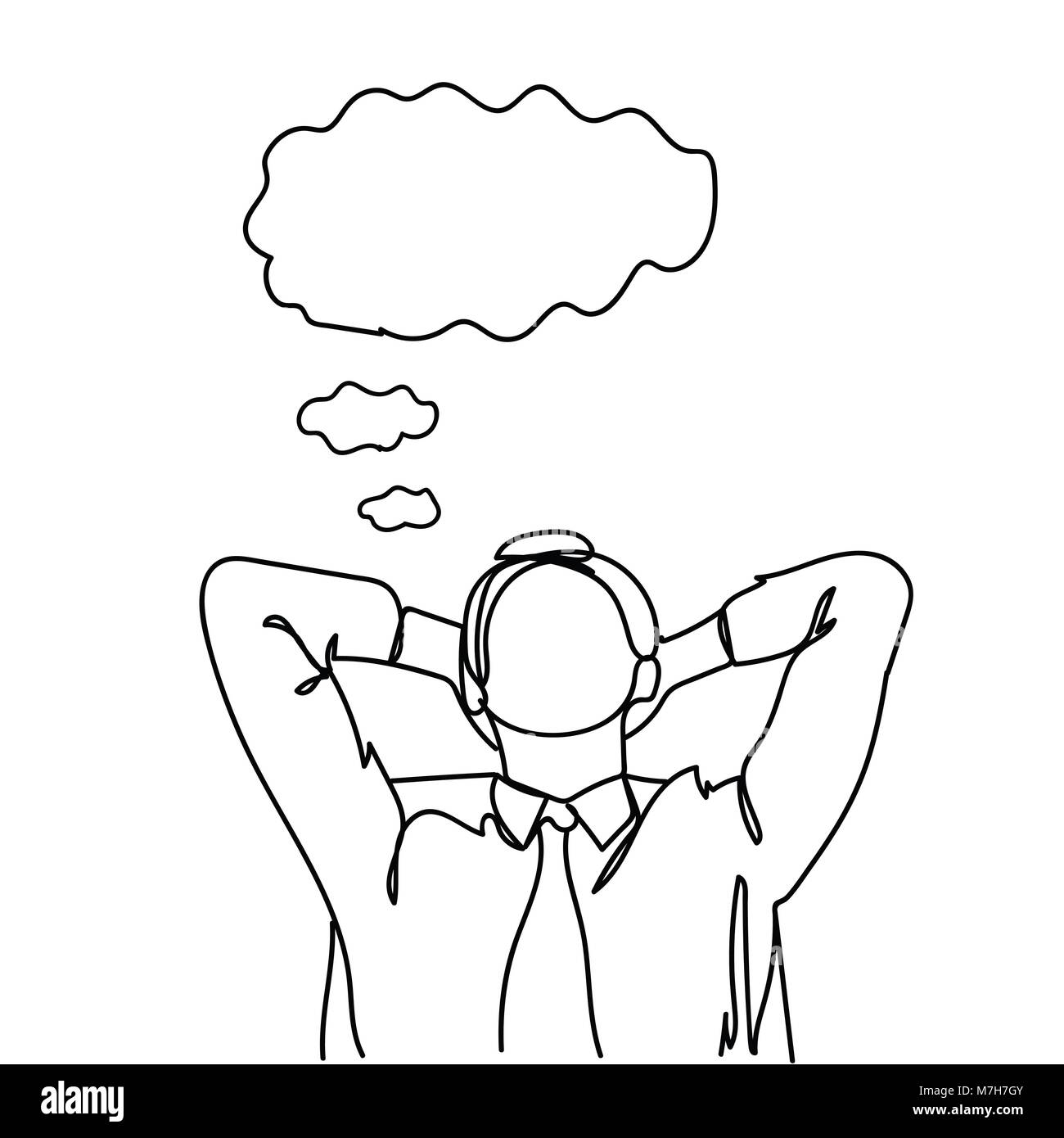 Person Dreaming Drawing