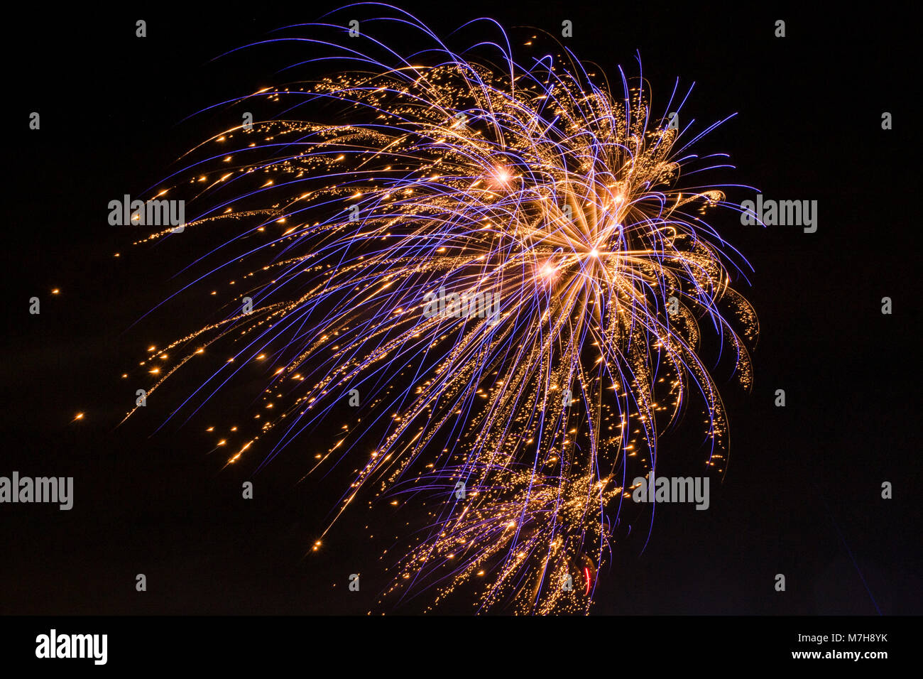 Bonfire Night Fireworks Display Stock Photo Alamy