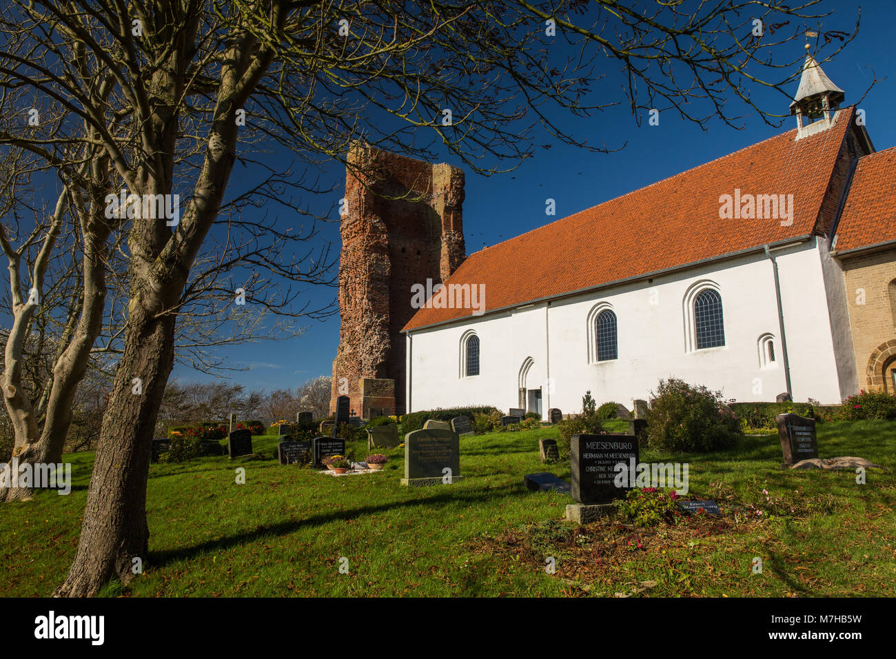Alte Kirche Pellworm Stock Photo Alamy