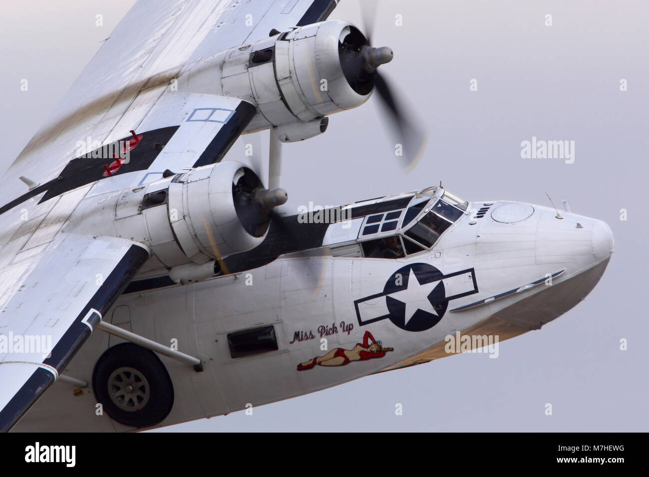 PBY 5A Catalina anti-submarine aircraft of the Russian Air Force. Stock Photo